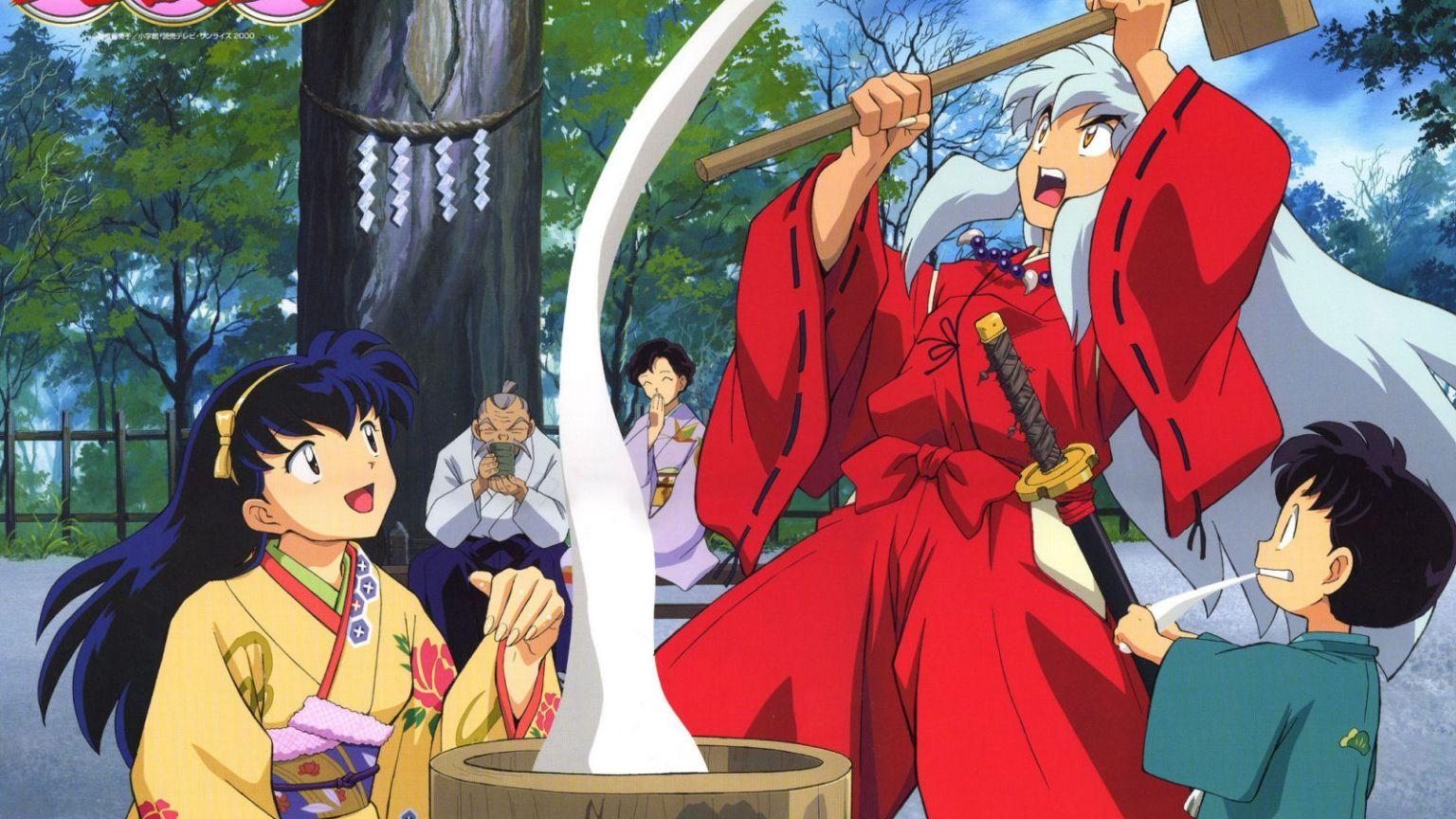 Kostenlos, Inuyasha, Kagome, Anime, HD, 1540x870 HD Desktop