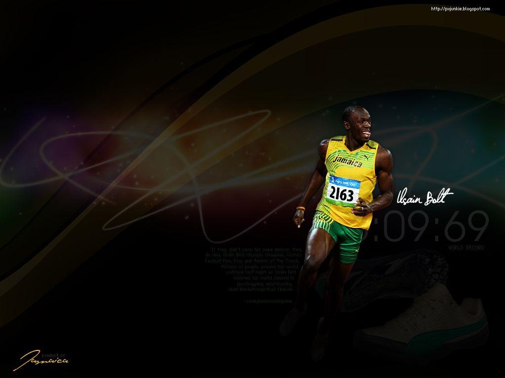 Usain Bolt, HTC, Sportlich, Geschwindigkeit, Elite, 1030x770 HD Desktop