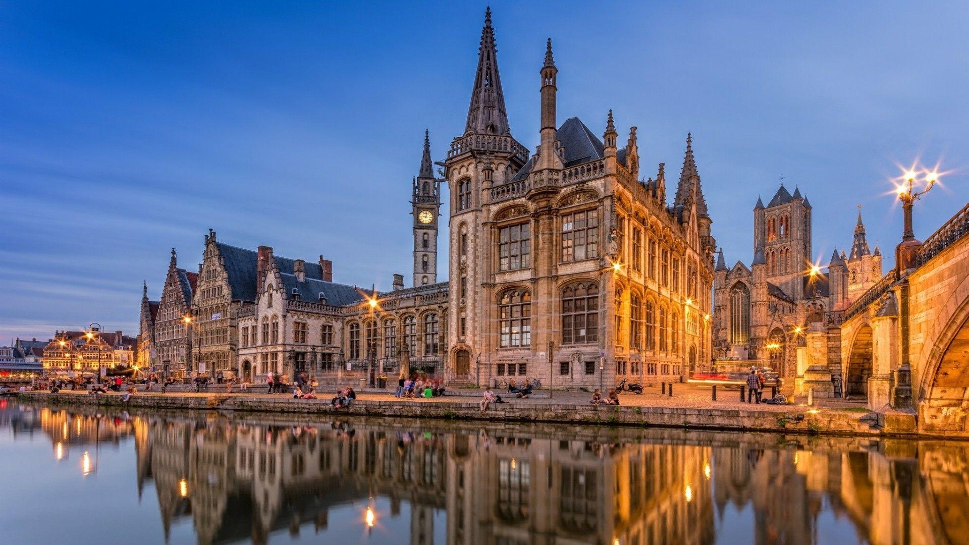 Belgien, Gent, Universität, Fotografie, Reise, 1920x1080 Full HD Desktop