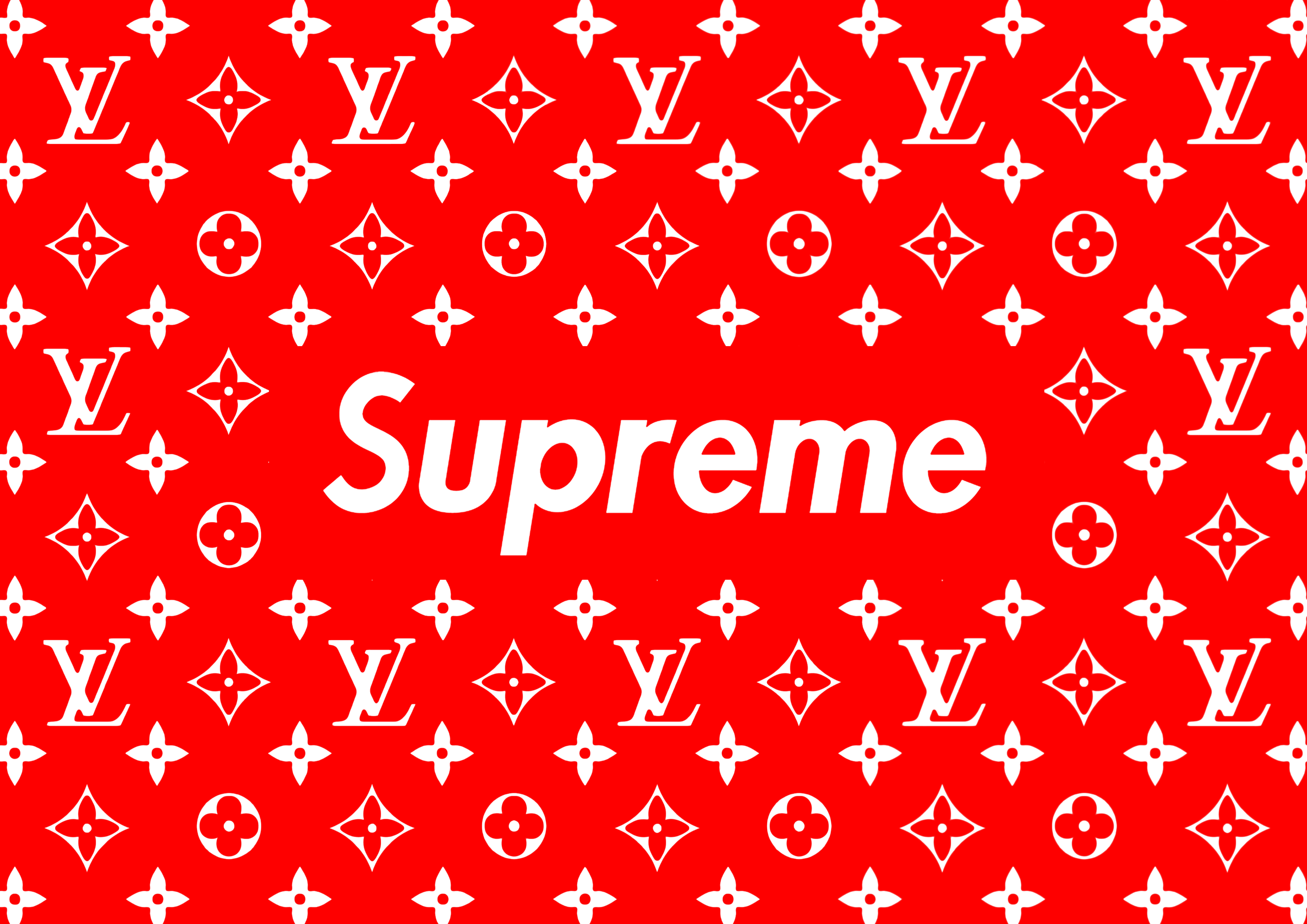 Supreme, Louis Vuitton, Tapete, exklusiv, Design, 3510x2480 4K Desktop