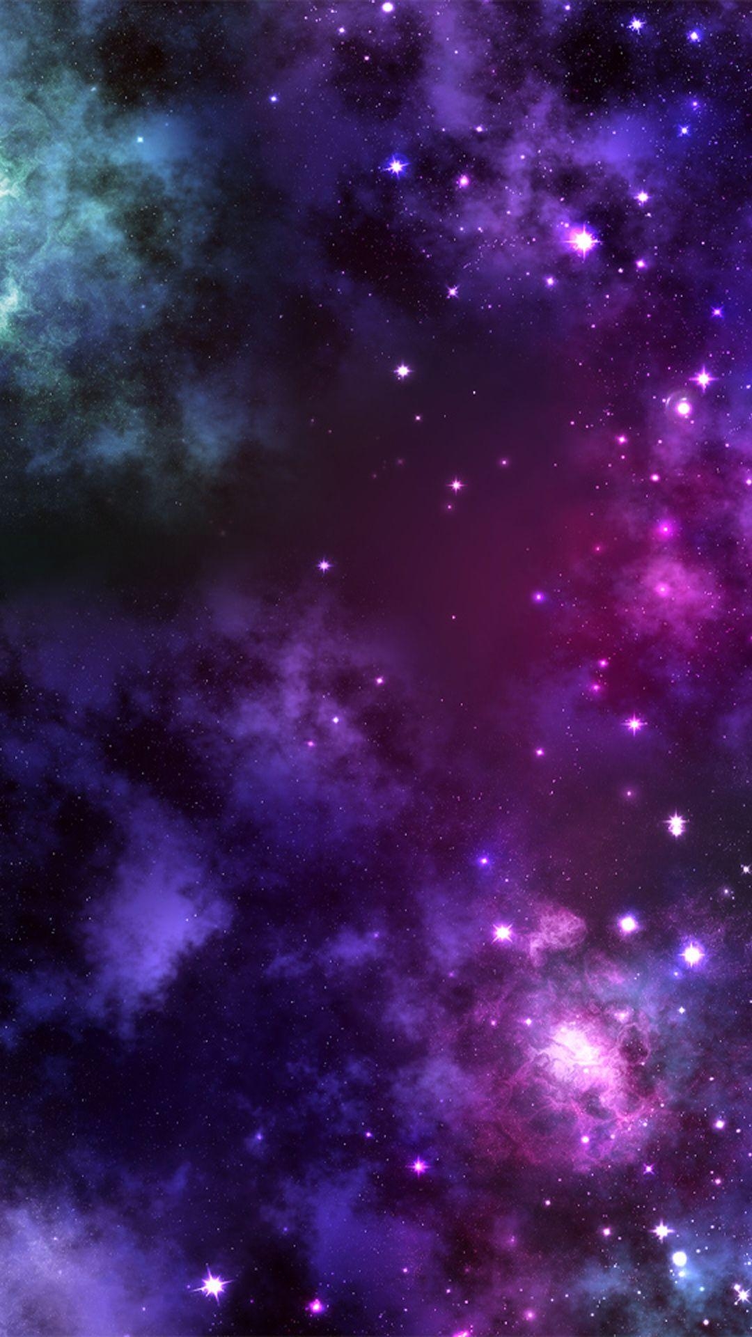 Galaxie, Sterne, Universum, intergalaktisch, Weltraumforschung, 1080x1920 Full HD Handy