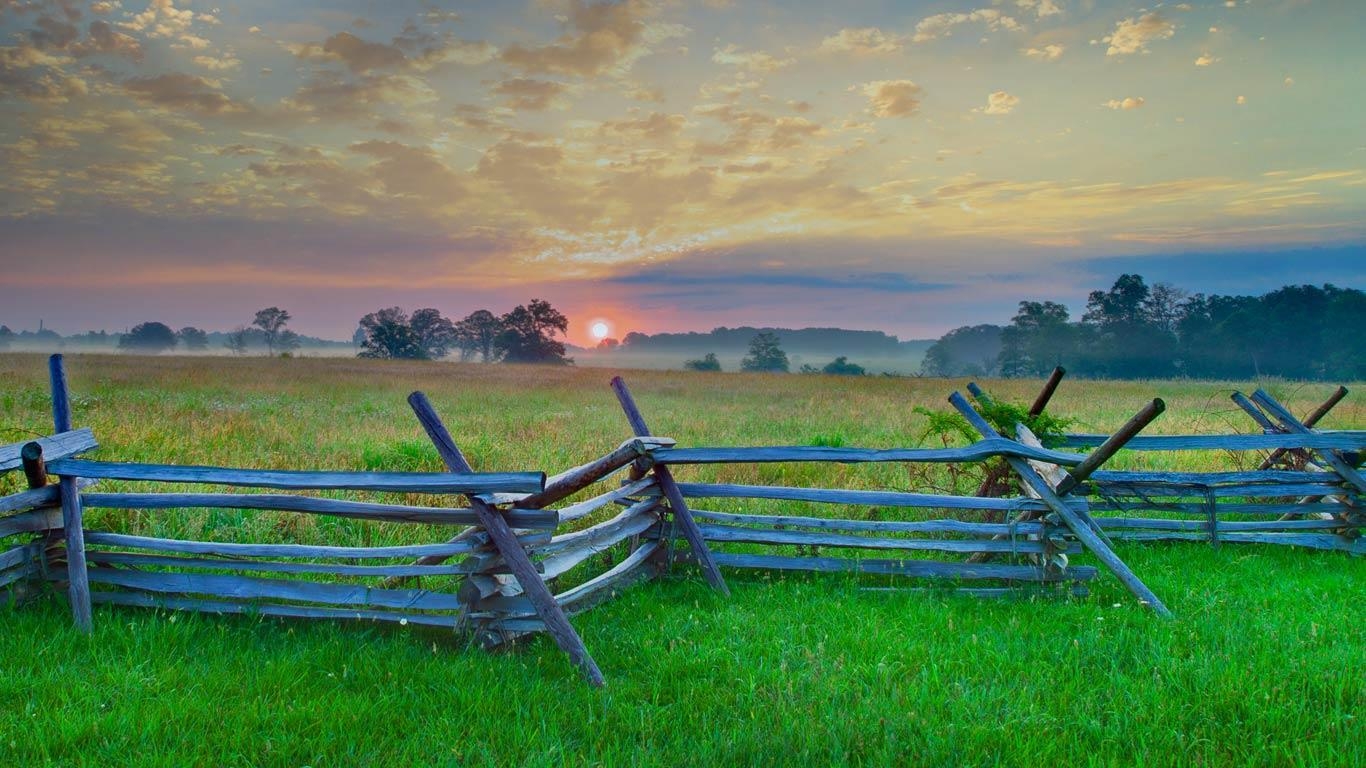 Pennsylvania, Wald, Landschaft, Natur, American Bounty, 1370x770 HD Desktop