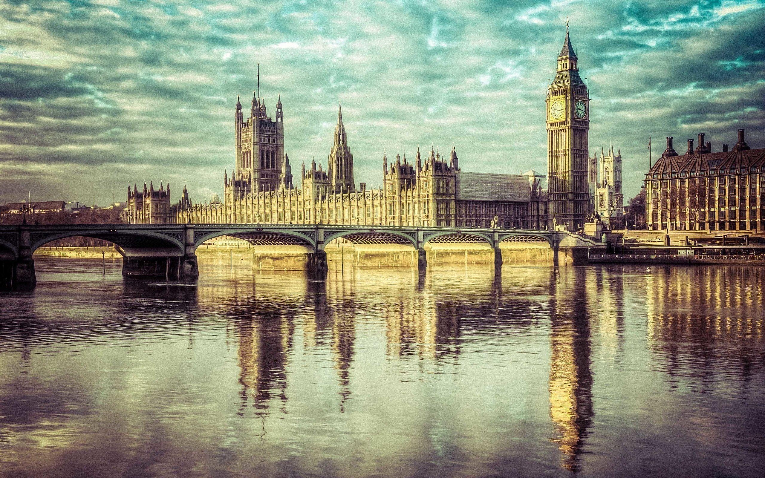 London, Big Ben, Themse, Westminster, Desktop-Bild, 2560x1600 HD Desktop