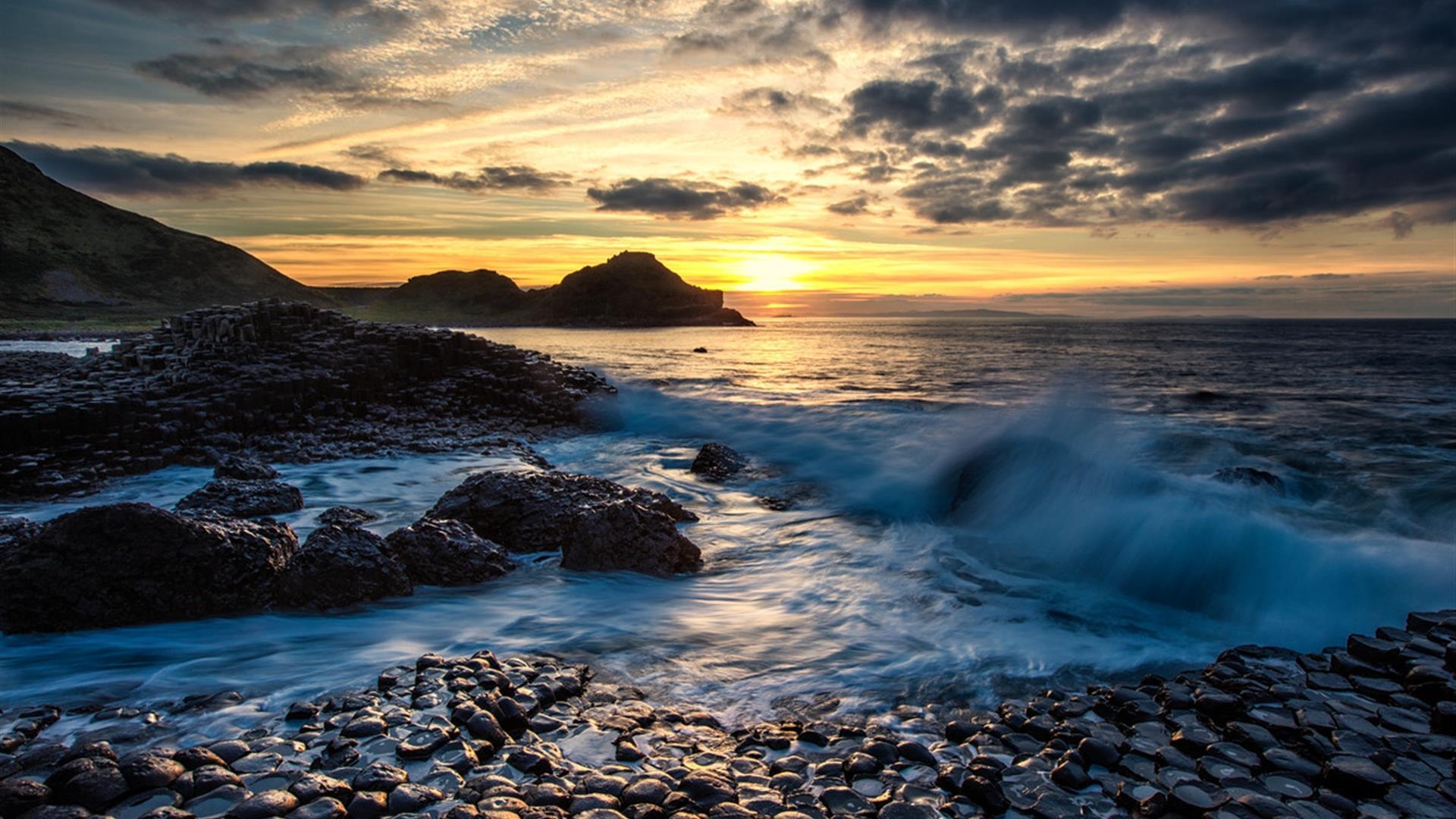 Giant's Causeway, Bushmills, Natur, Reisen, Nordirland, 1920x1080 Full HD Desktop