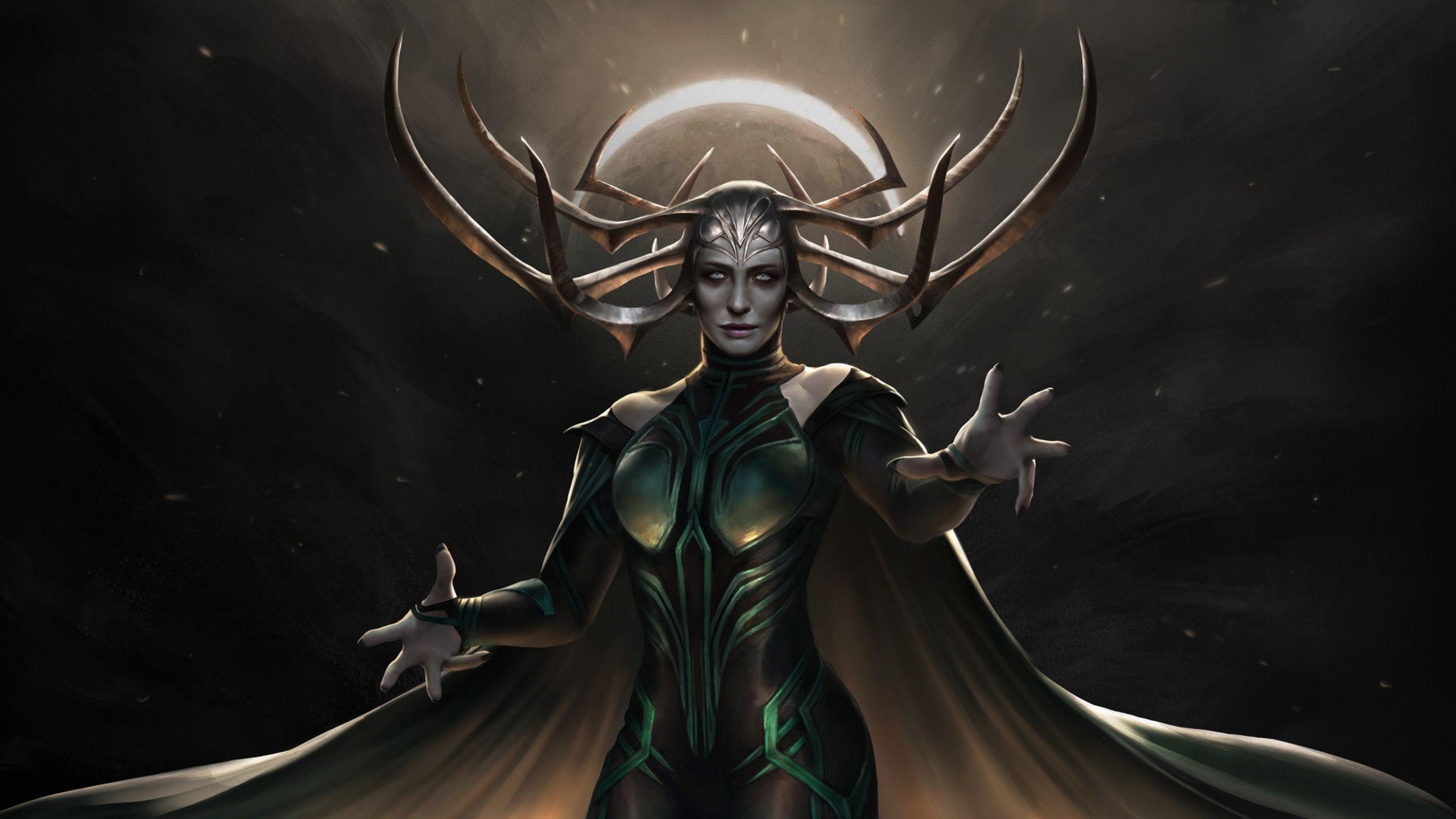 Hela, Marvel, Ragnarok, Thor, Villain, 2560x1440 HD Desktop