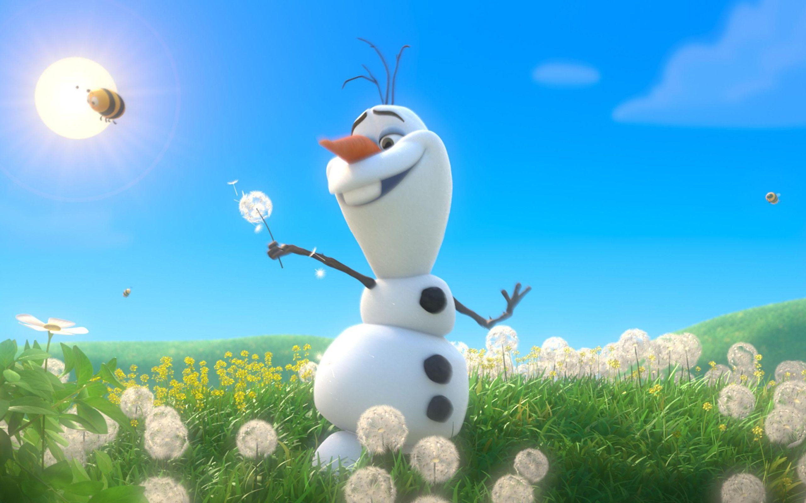 Olaf, Frozen, Disney, Cartoon, Hintergrund, 2560x1600 HD Desktop