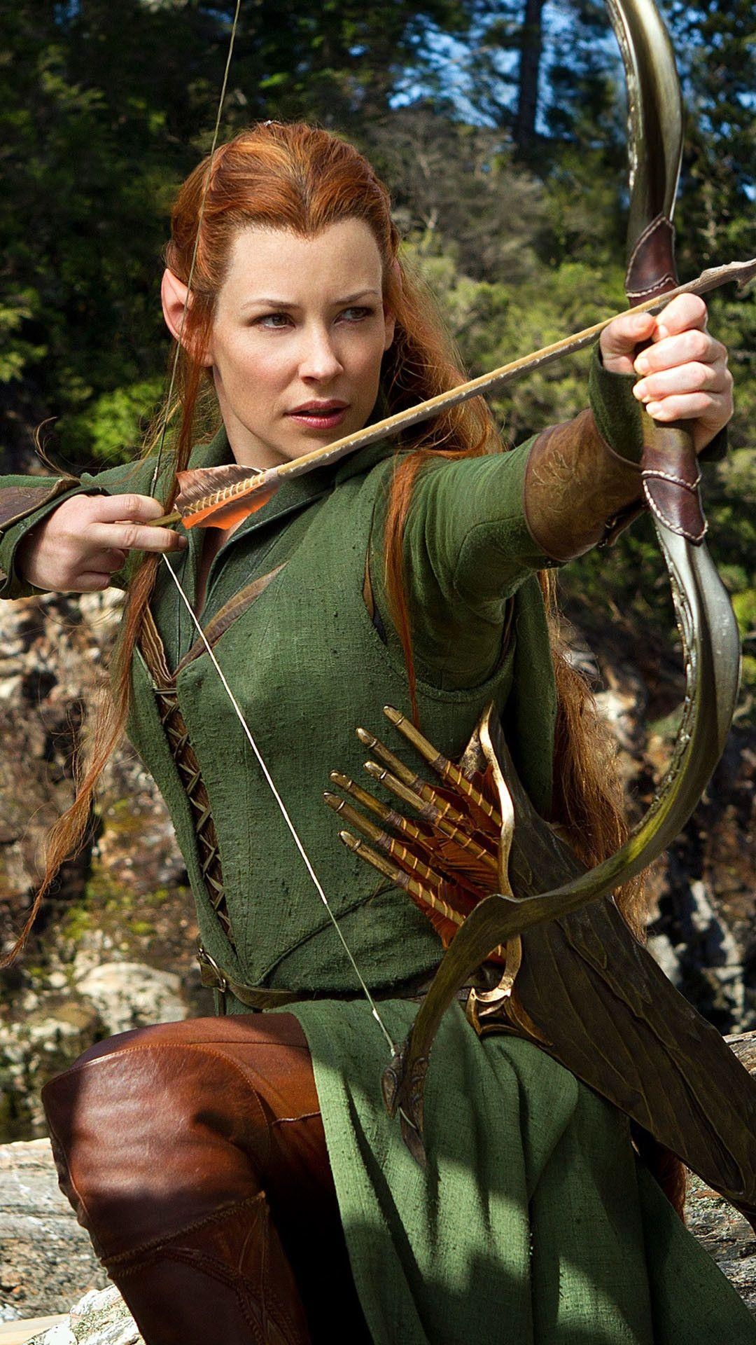 Tauriel, Hobbit, Elben, Filmcharakter, Mittelerde, 1080x1920 Full HD Handy