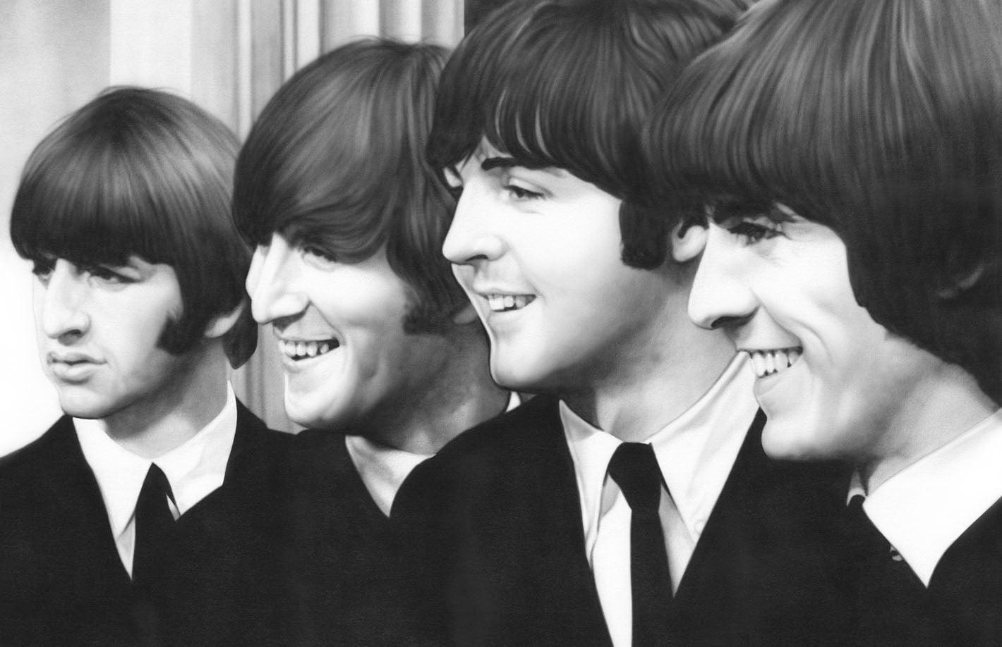 George Harrison, The Beatles, Band, Ringo Starr, Paul, 1420x920 HD Desktop