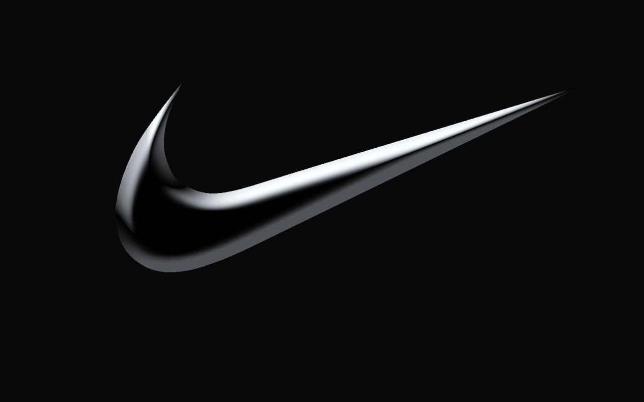 Nike, Schwarz, Hintergrund, Elegant, Minimalistisch, 1280x800 HD Desktop