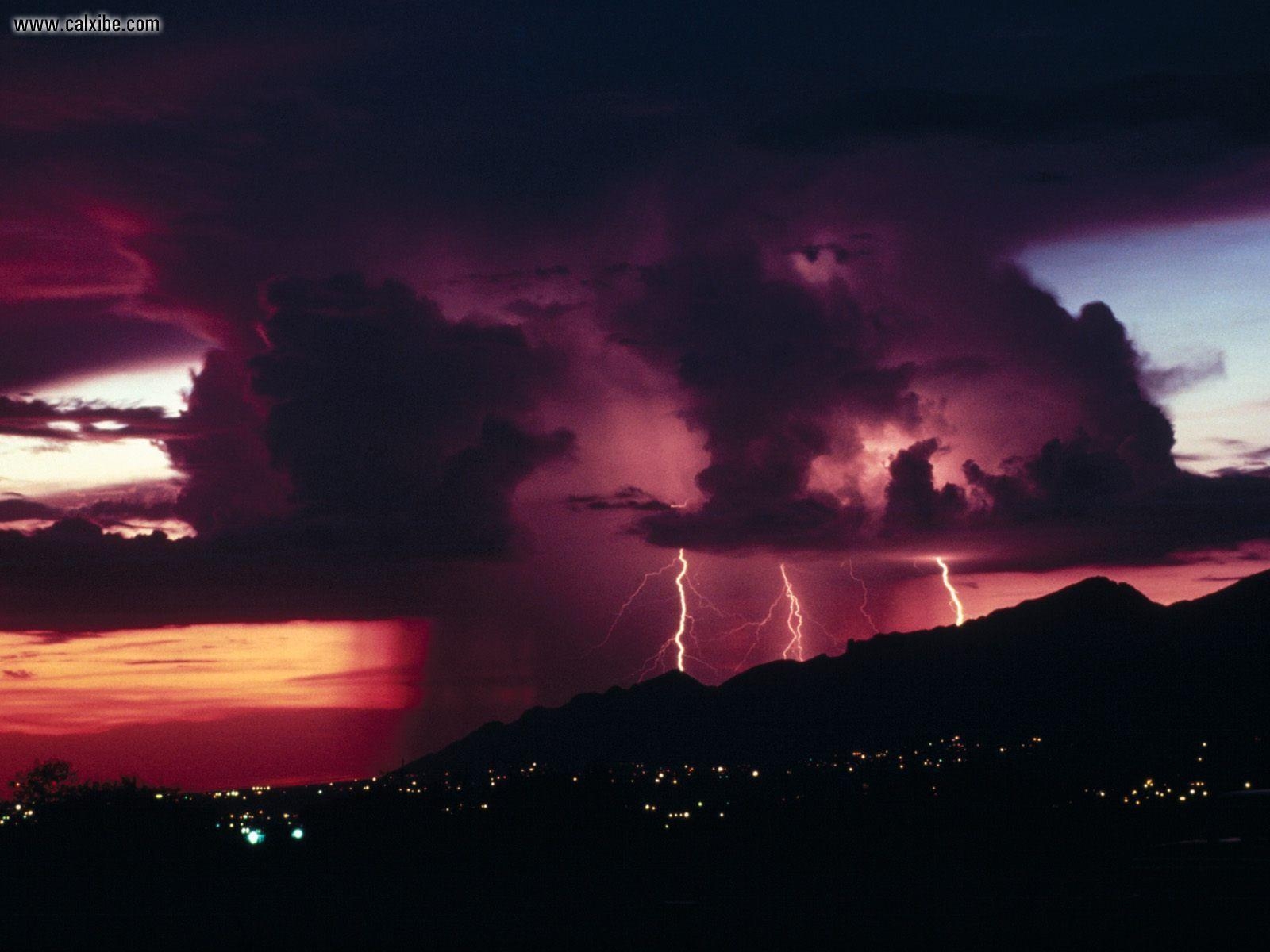 Santa Catalina, Gewitter, Tucson, Berge, Wetter, 1600x1200 HD Desktop