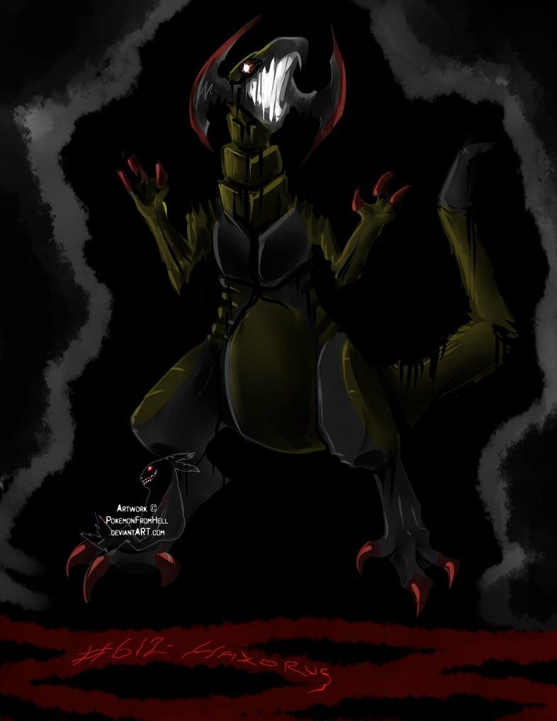 Haxorus, Hintergrund, Pokemon, Drachen-Typ, Gaming, 790x1020 HD Handy