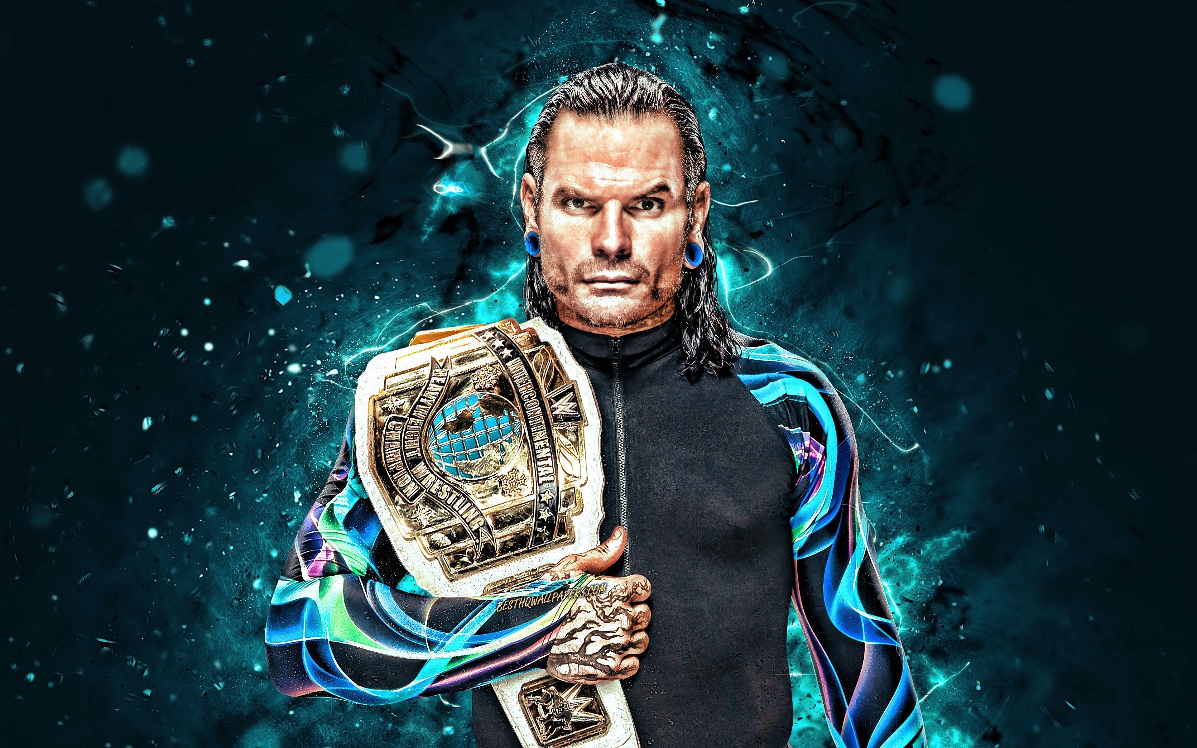 Jeff Hardy, 4K, WWE, Amerikanischer Wrestler, Download, 3840x2400 4K Desktop