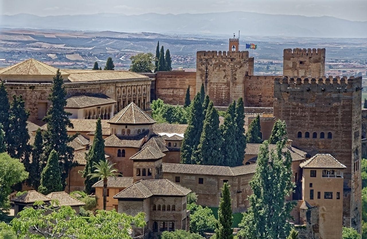 Spanien, Alhambra, Granada, Burgen, Städte, 1280x840 HD Desktop