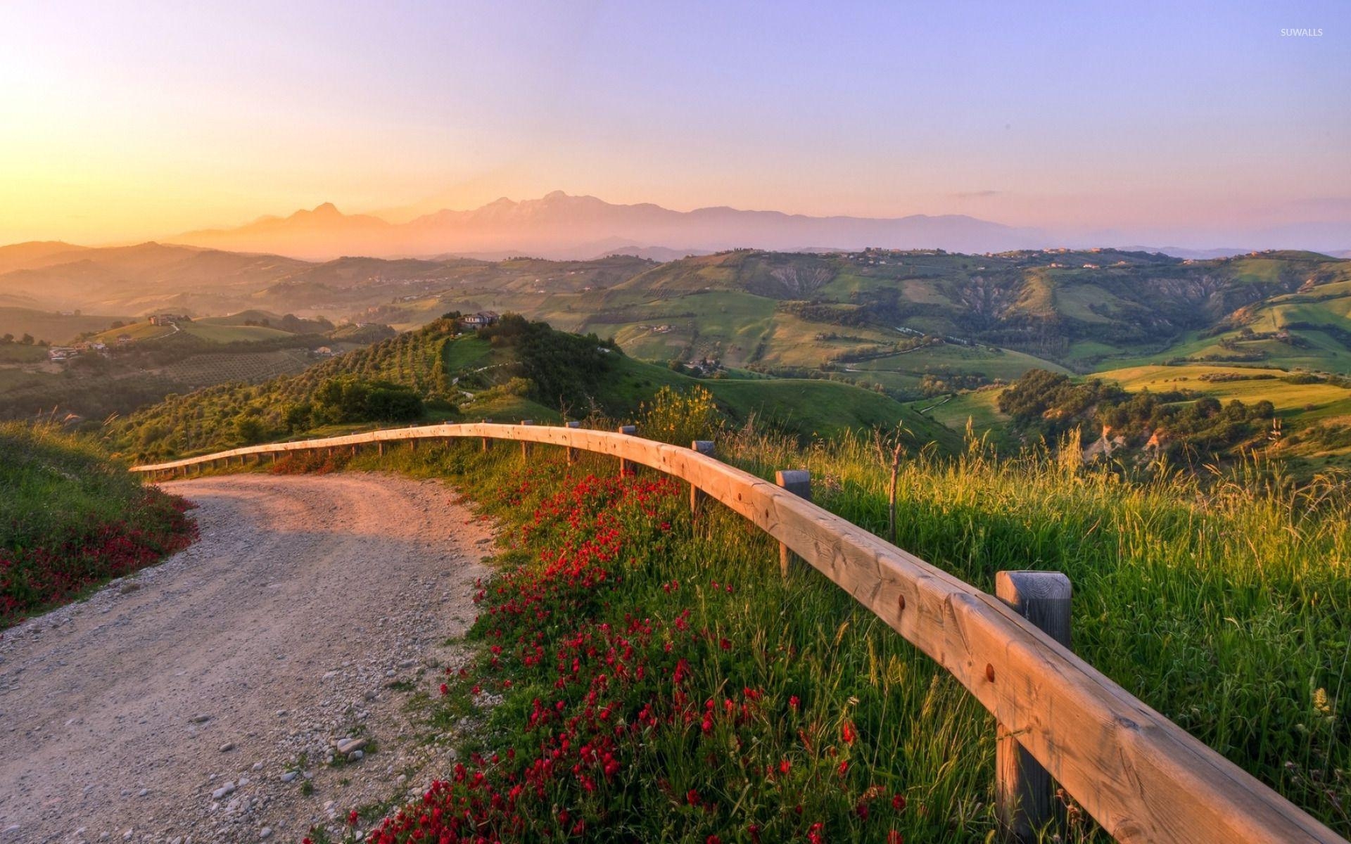 Hügel, Italien, Aussicht, Kalabrien, Landschaft, 1920x1200 HD Desktop