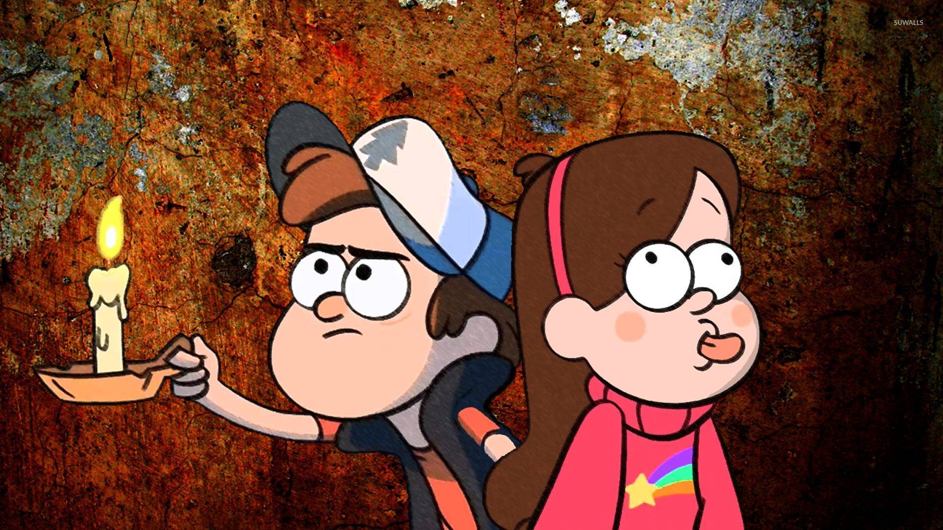 Mabel, Dipper, Gravity Falls, Cartoon, Animation, 1920x1080 Full HD Desktop