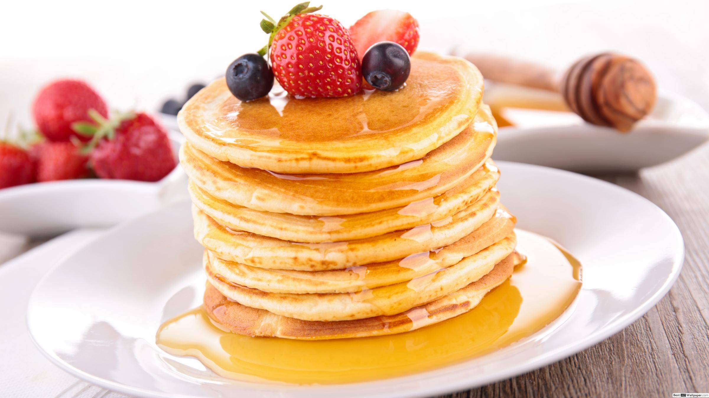 Pancake, HD, Download, Frühstück, Bild, 2400x1350 HD Desktop