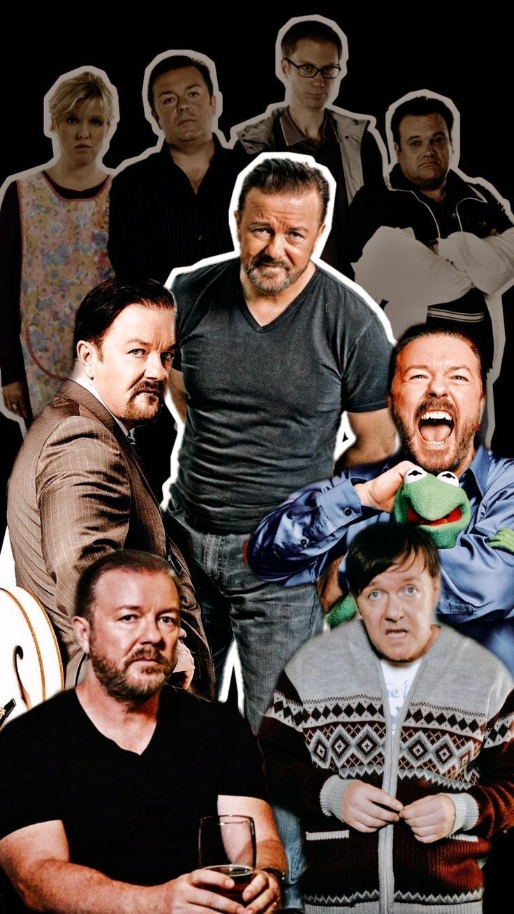 Ricky Gervais, Komödie, Schauspieler, Gervais, 740x1310 HD Handy