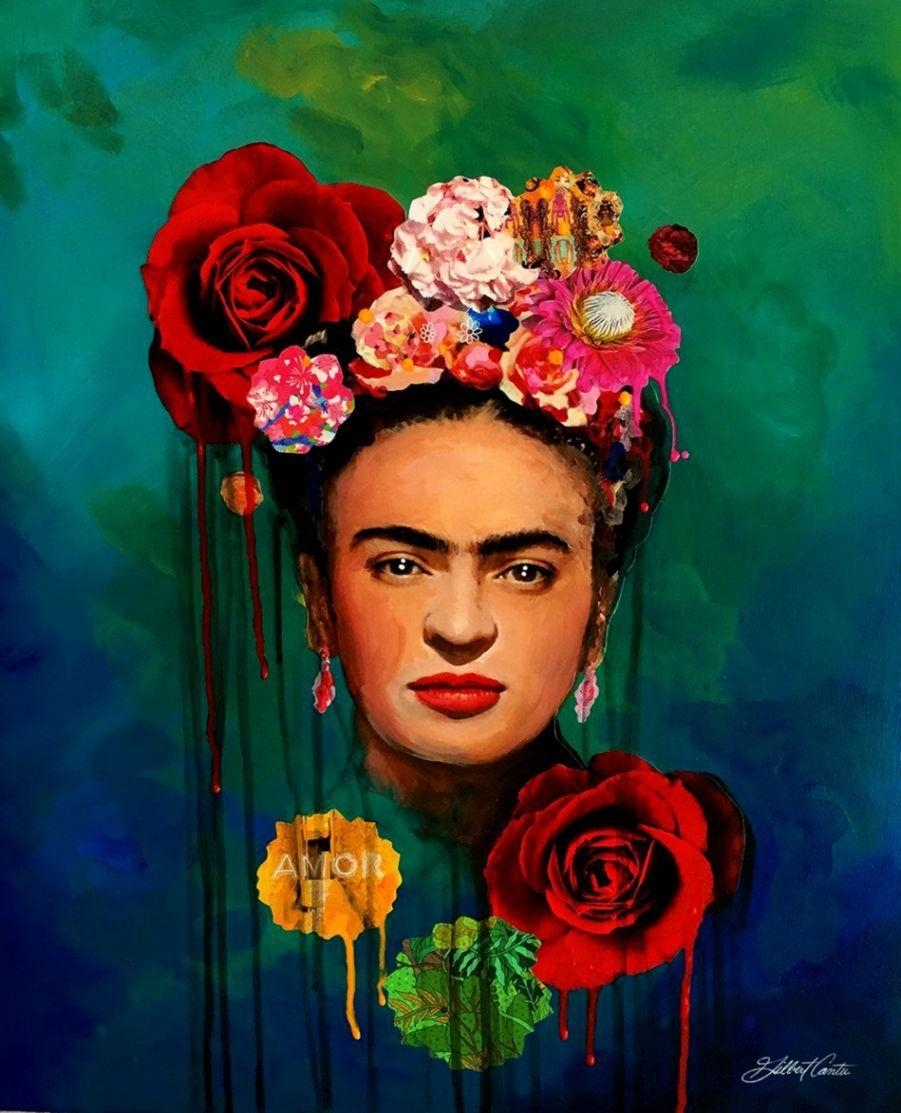 Poster, Frida, Kunstwerk, Kreativ, Ausdruck, 910x1120 HD Handy