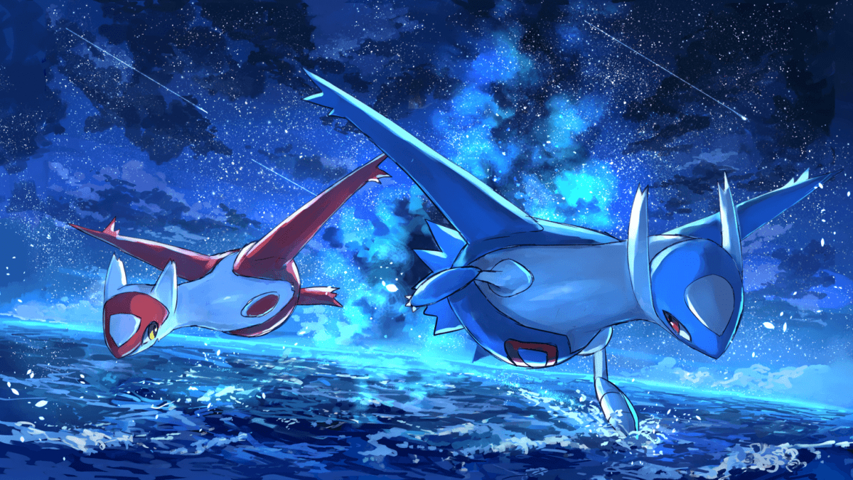 Latias, Anime, Bild, Hintergrund, Pokémon, 1200x680 HD Desktop