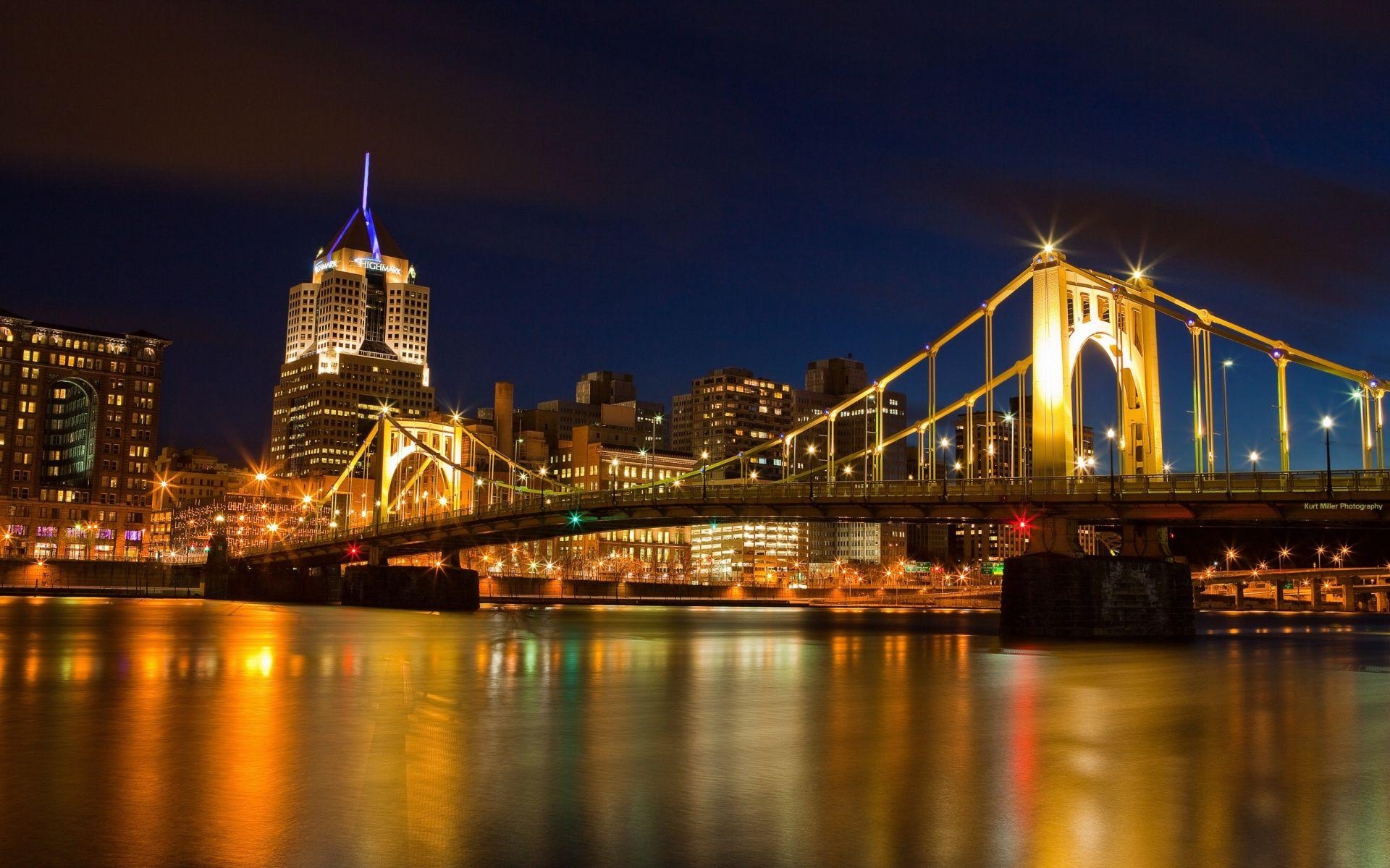 Pittsburgh, Brücke, Pennsylvania, Hintergrund, Download, 1920x1200 HD Desktop