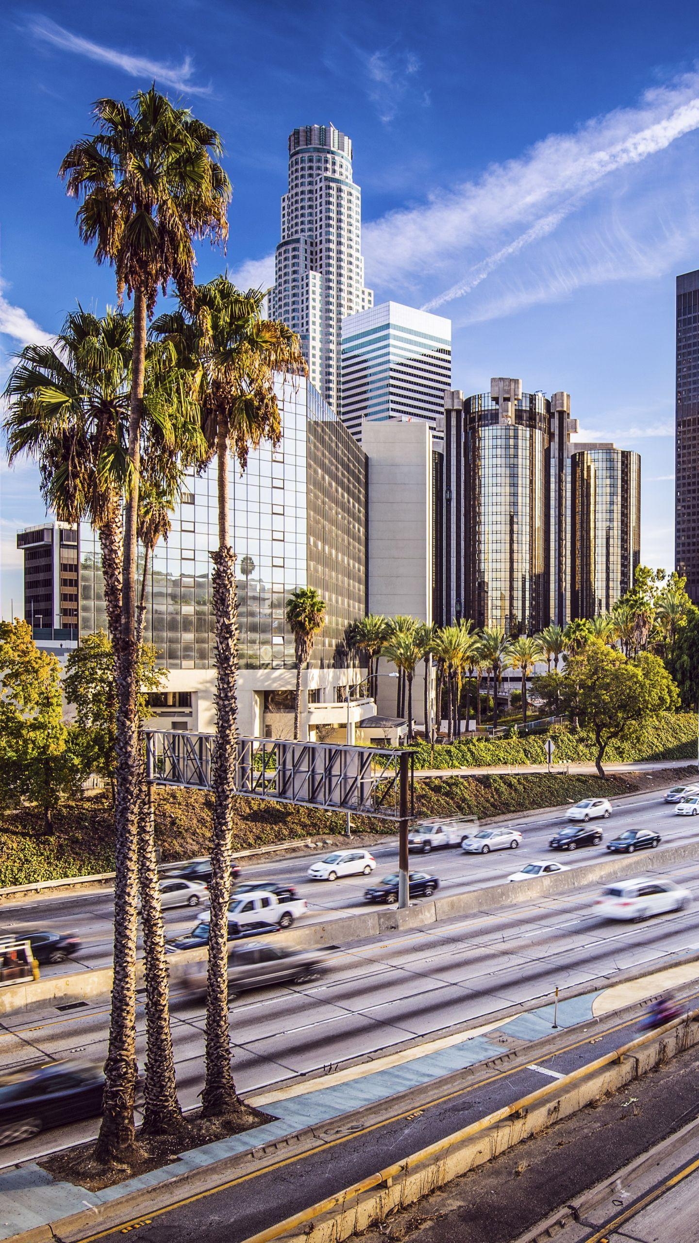 Los Angeles, Straße, HD, Fotografie, Stadt, 1440x2560 HD Handy