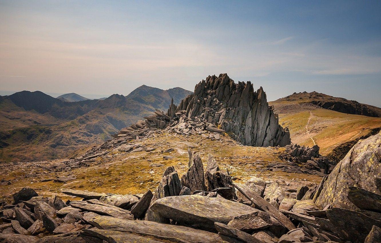 Snowdonia, Wales, Felsen, Bild, Landschaft, 1340x850 HD Desktop