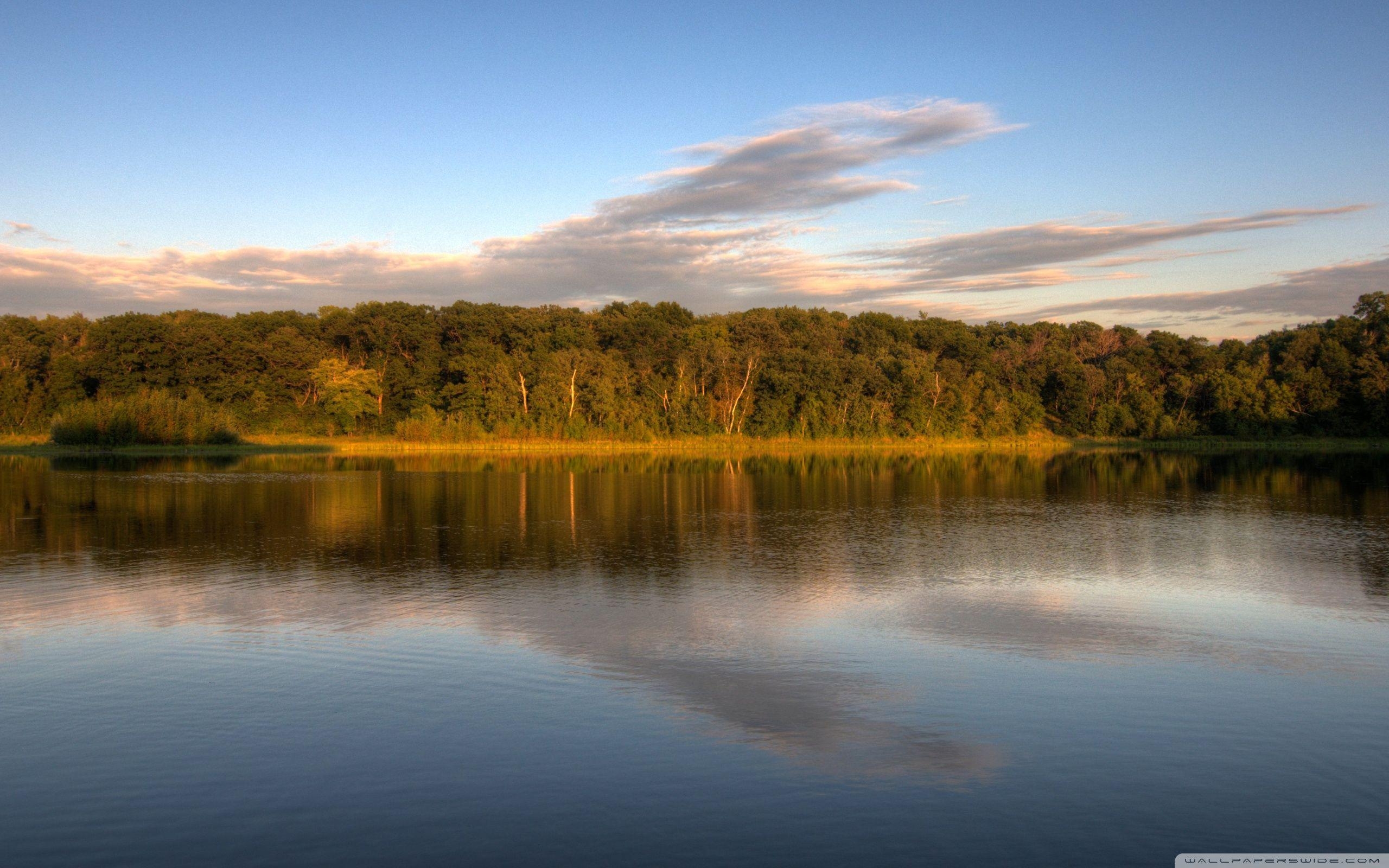 Holland Lake, Lebanon Hills, Eagan, Minnesota, 4K, 2560x1600 HD Desktop