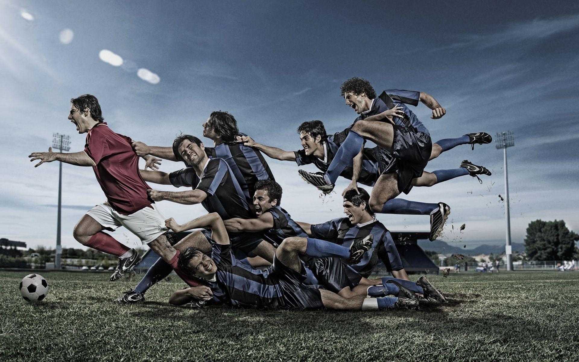 Fußball, Mannschaft, Team, Hintergrund, Sport, 1920x1200 HD Desktop