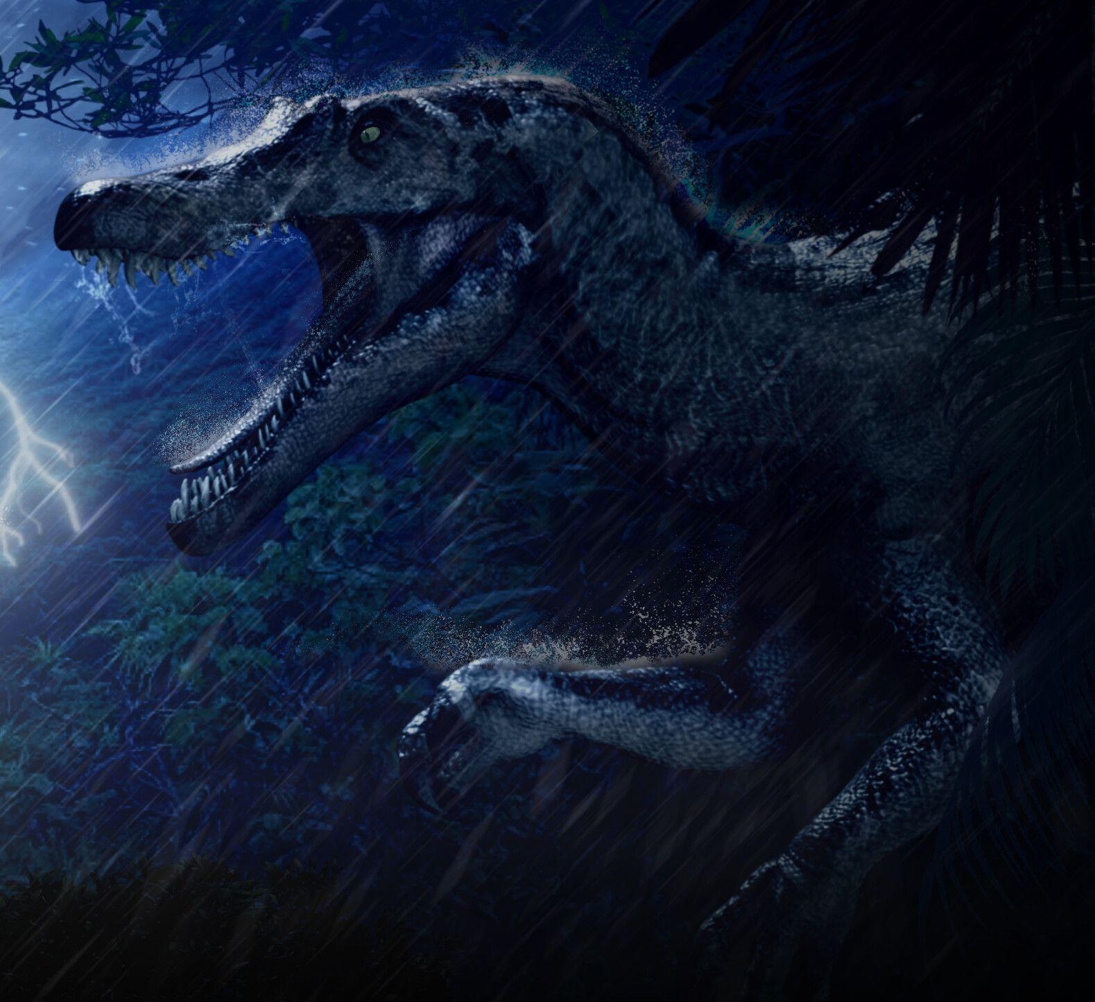 Jurassic Park, Spinosaurus, Builder, Dinosaurier, Epoche, 1580x1450 HD Desktop