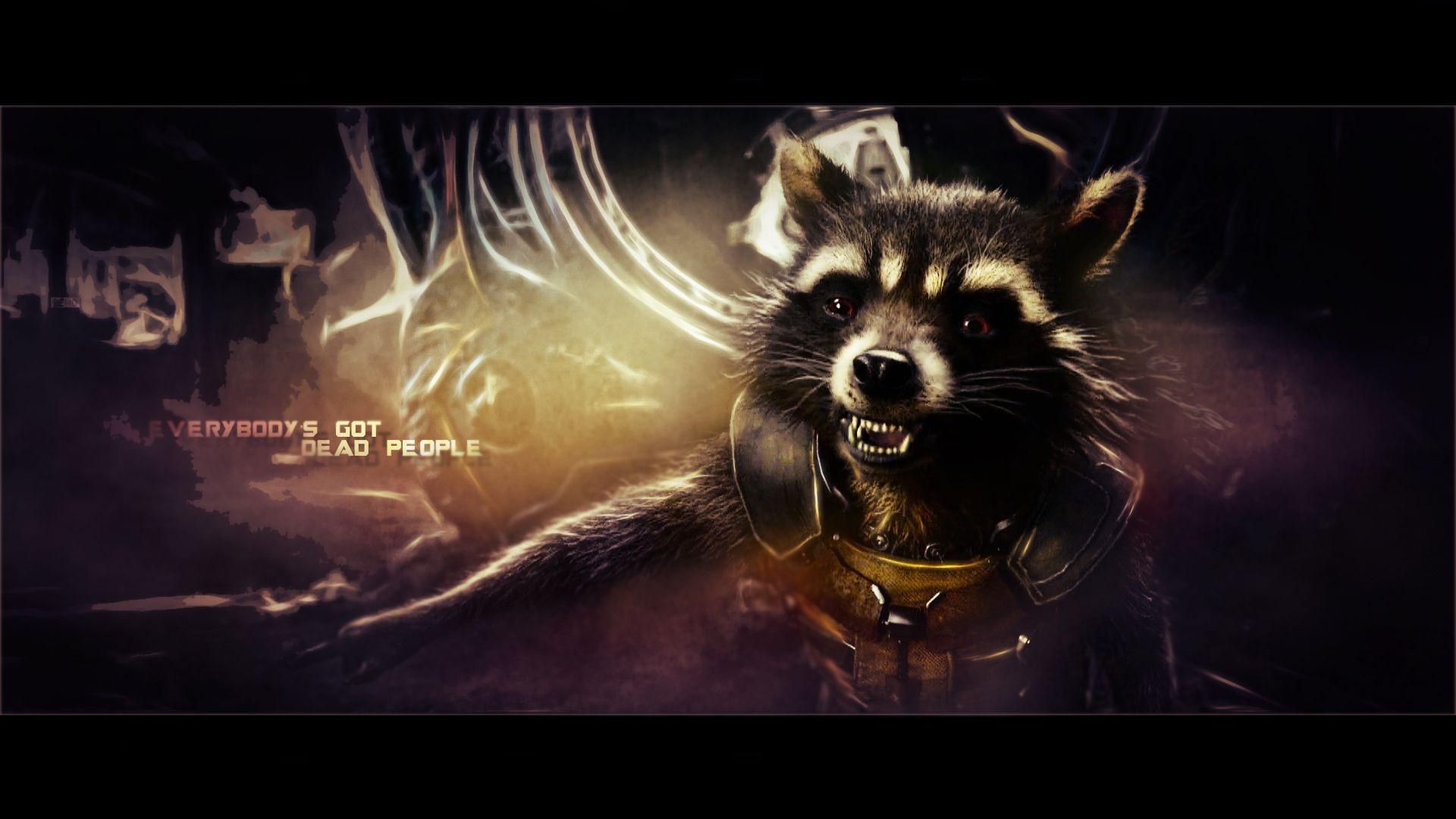 VK79, Rocket Raccoon, Film, Marvel, Bild, 1920x1080 Full HD Desktop