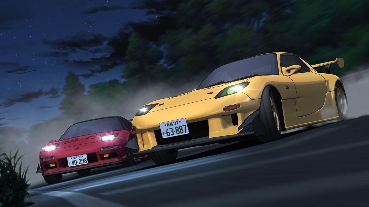 Initial D, Anime, FD3S, Projekt D, NSX, 1280x720 HD Desktop