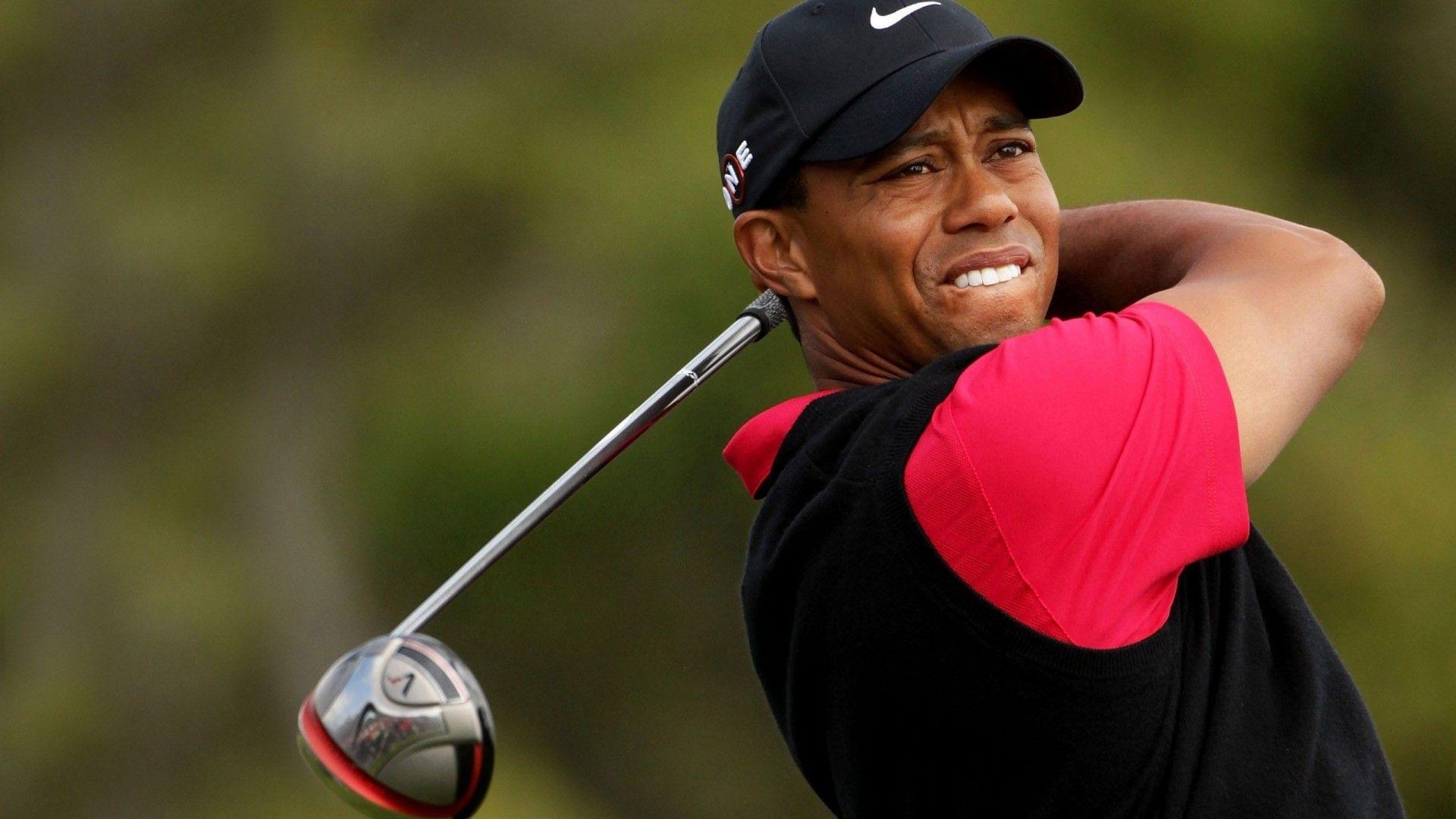 Tiger Woods, Schwung, Golfsport, Athlet, Wettkampf, 1920x1080 Full HD Desktop