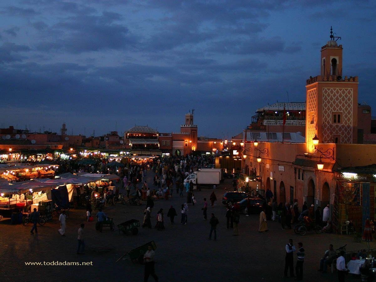 Marrakesch, Arabische Nächte, Reisen, Bild, Stadt, 1200x900 HD Desktop