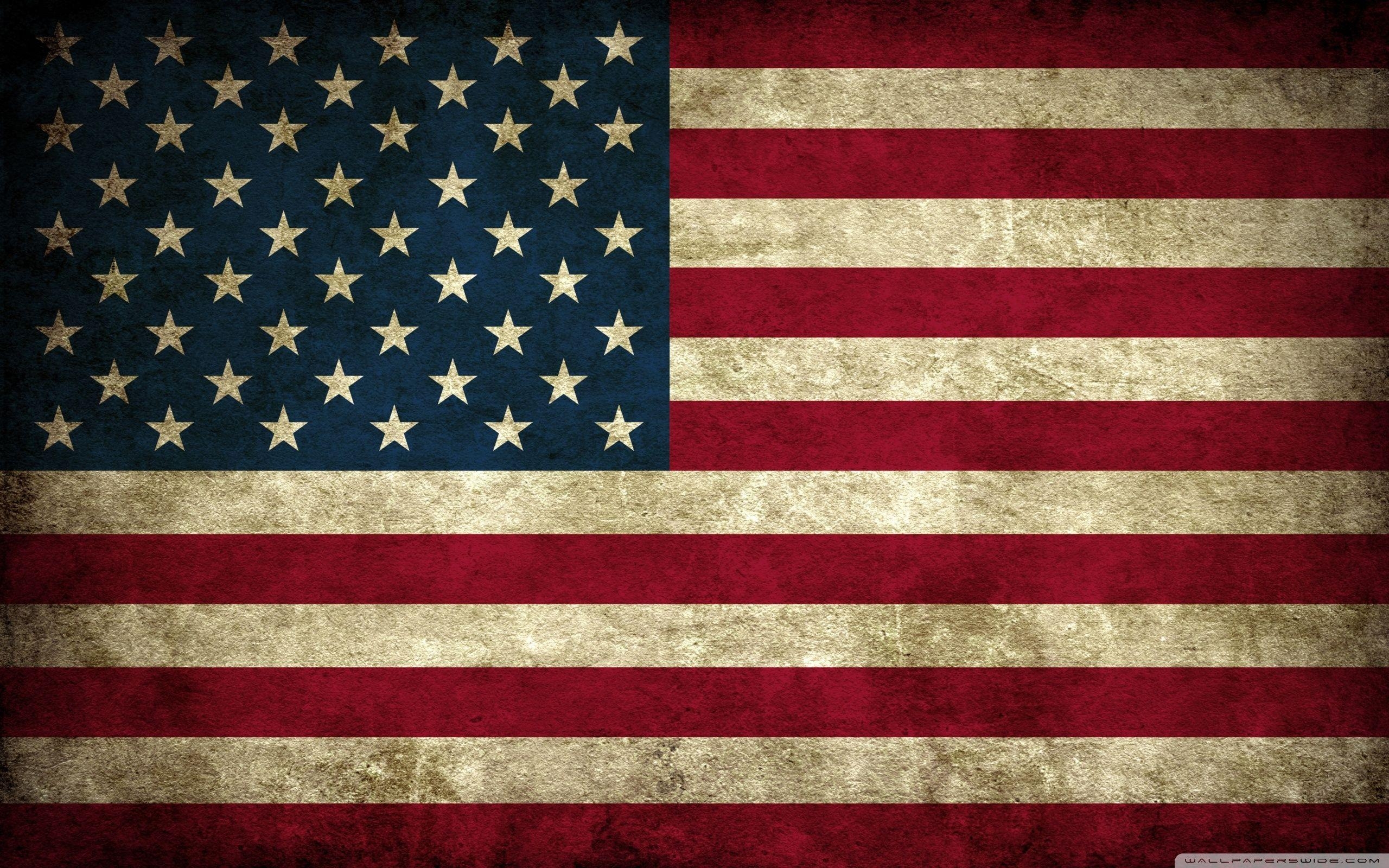 USA Flagge, Grunge, 4K, HD, Ultra-HD, 2560x1600 HD Desktop