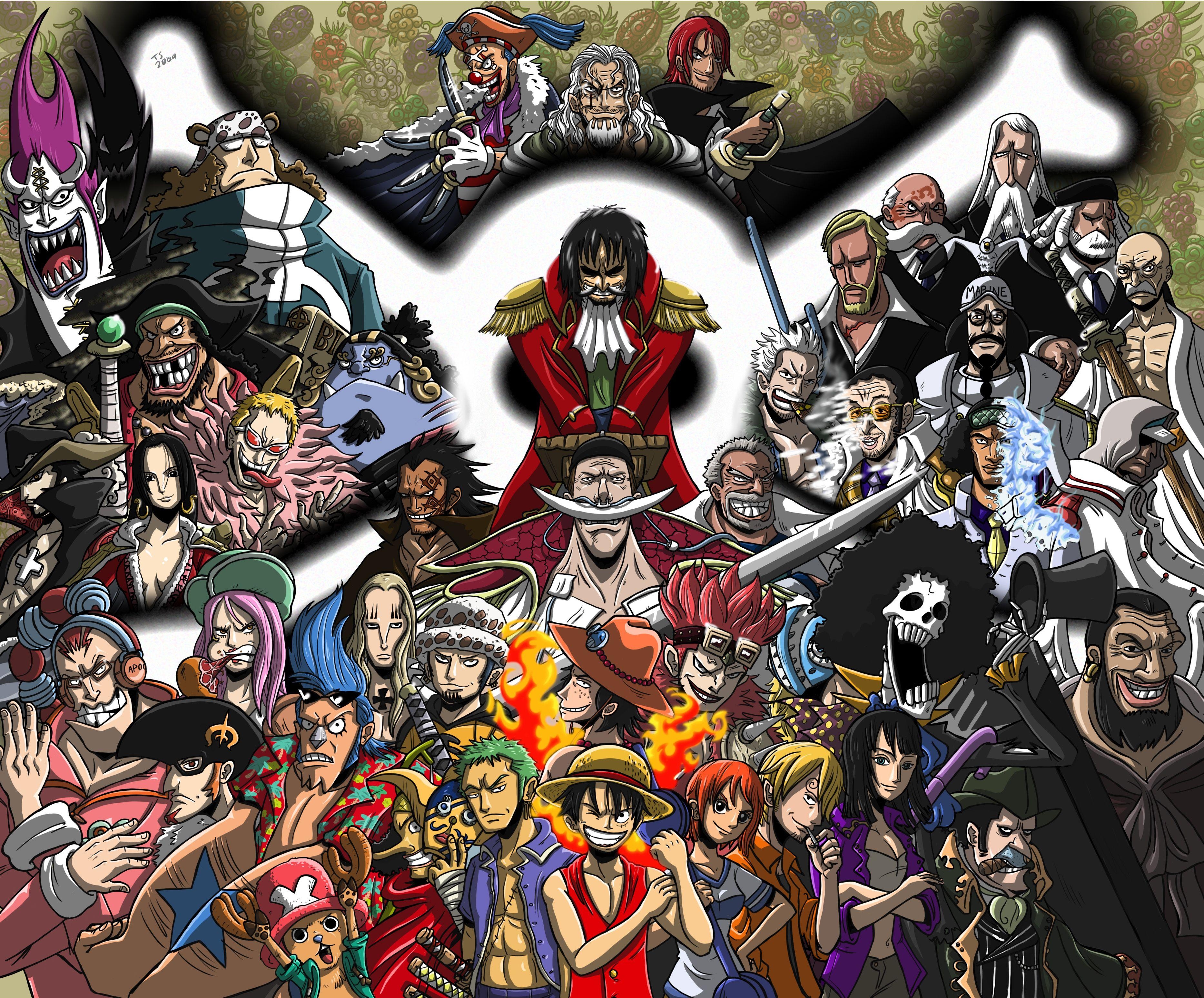 One Piece, HD, Anime, Hintergrund, Bild, 3740x3100 4K Desktop