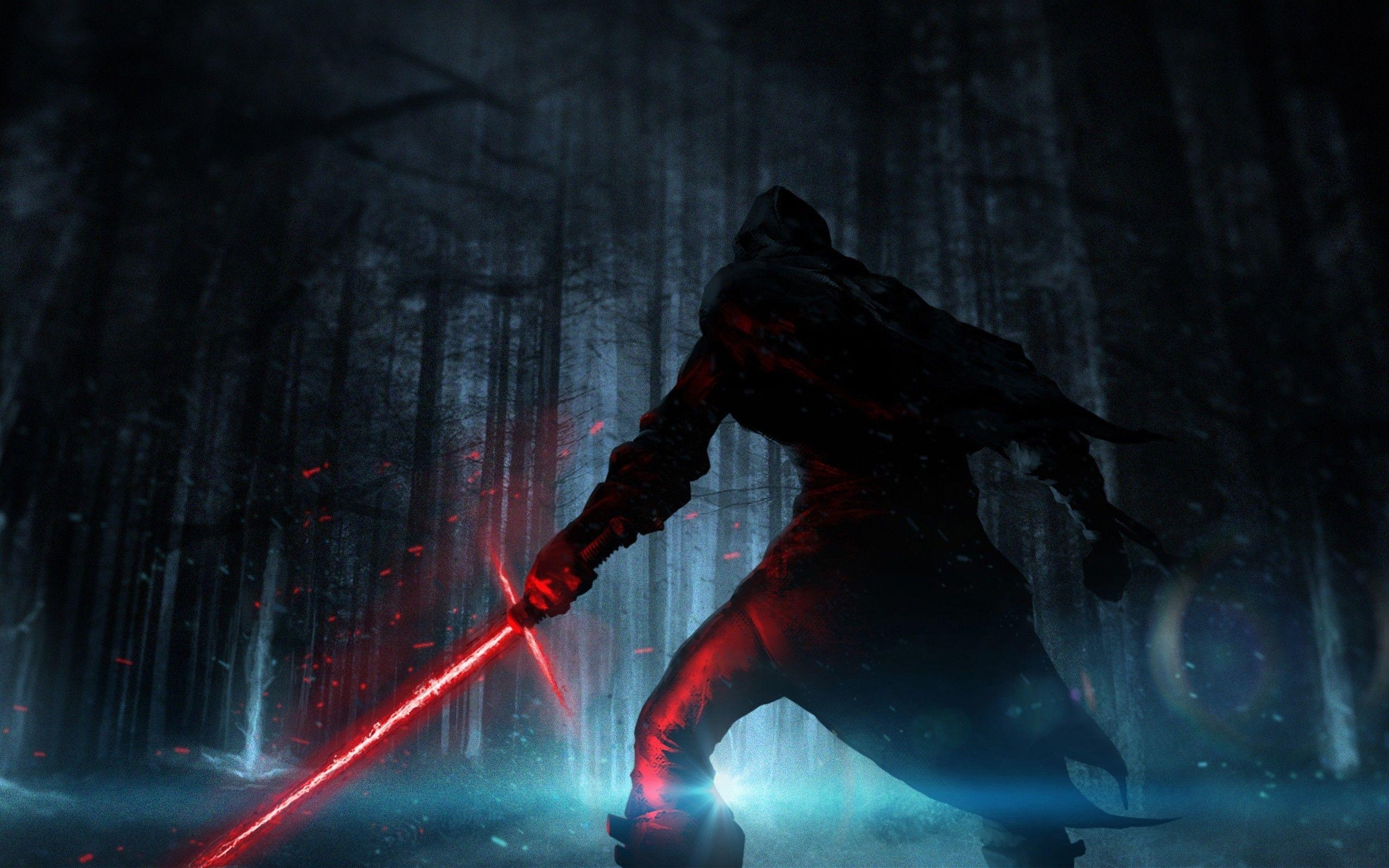 Star Wars, Lichtschwertduell, Hintergrund, Jedi, Kampf, 2560x1600 HD Desktop