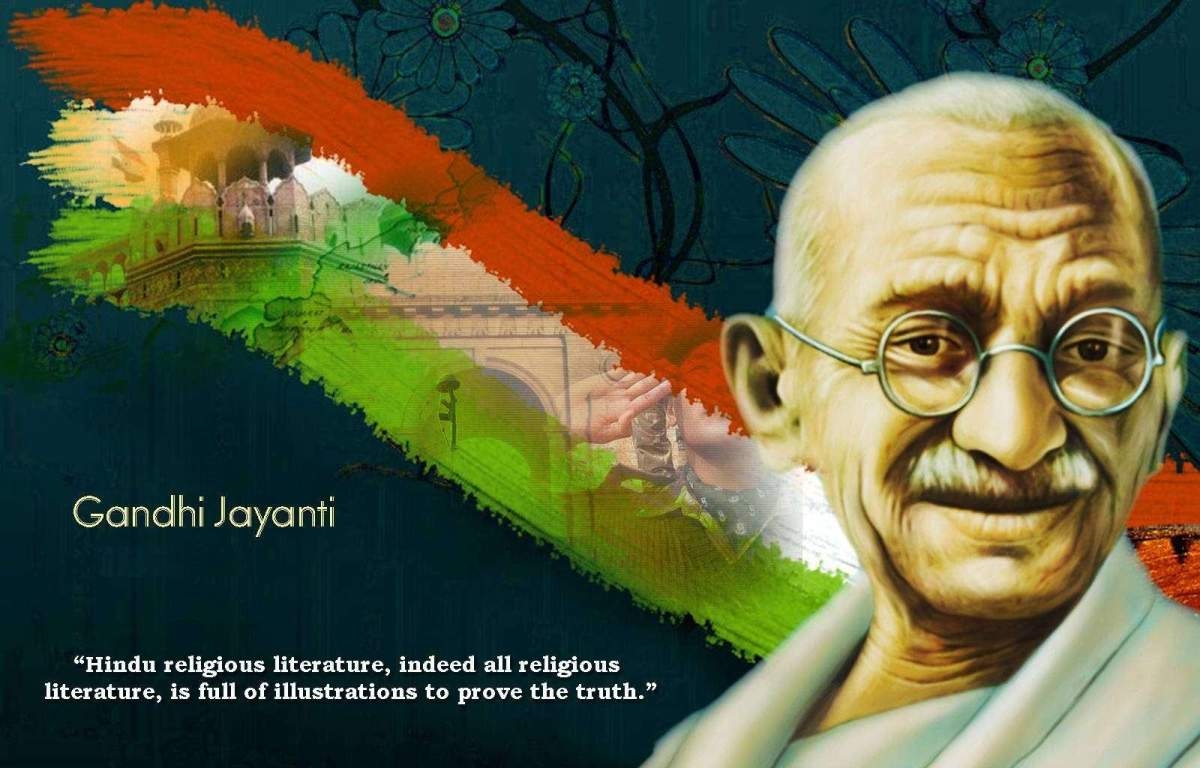 Mahatma Gandhi Jayanti, 2013, HD, Frei, Geburtstag, 1200x770 HD Desktop