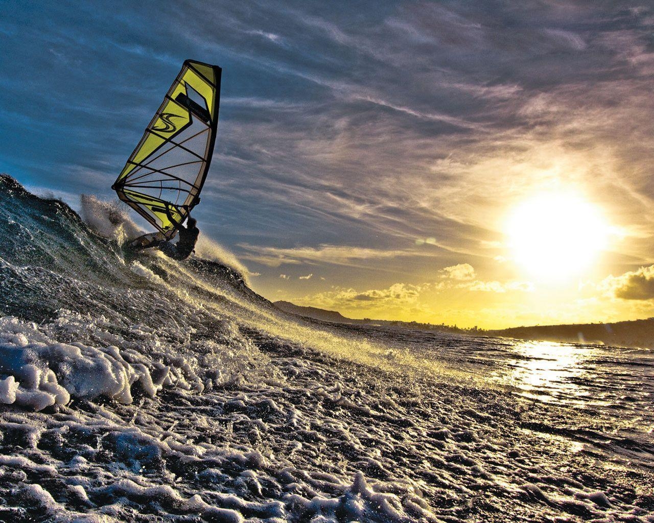 Windsurfen, Sport, Meer, Segel, Abenteuer, 1280x1030 HD Desktop