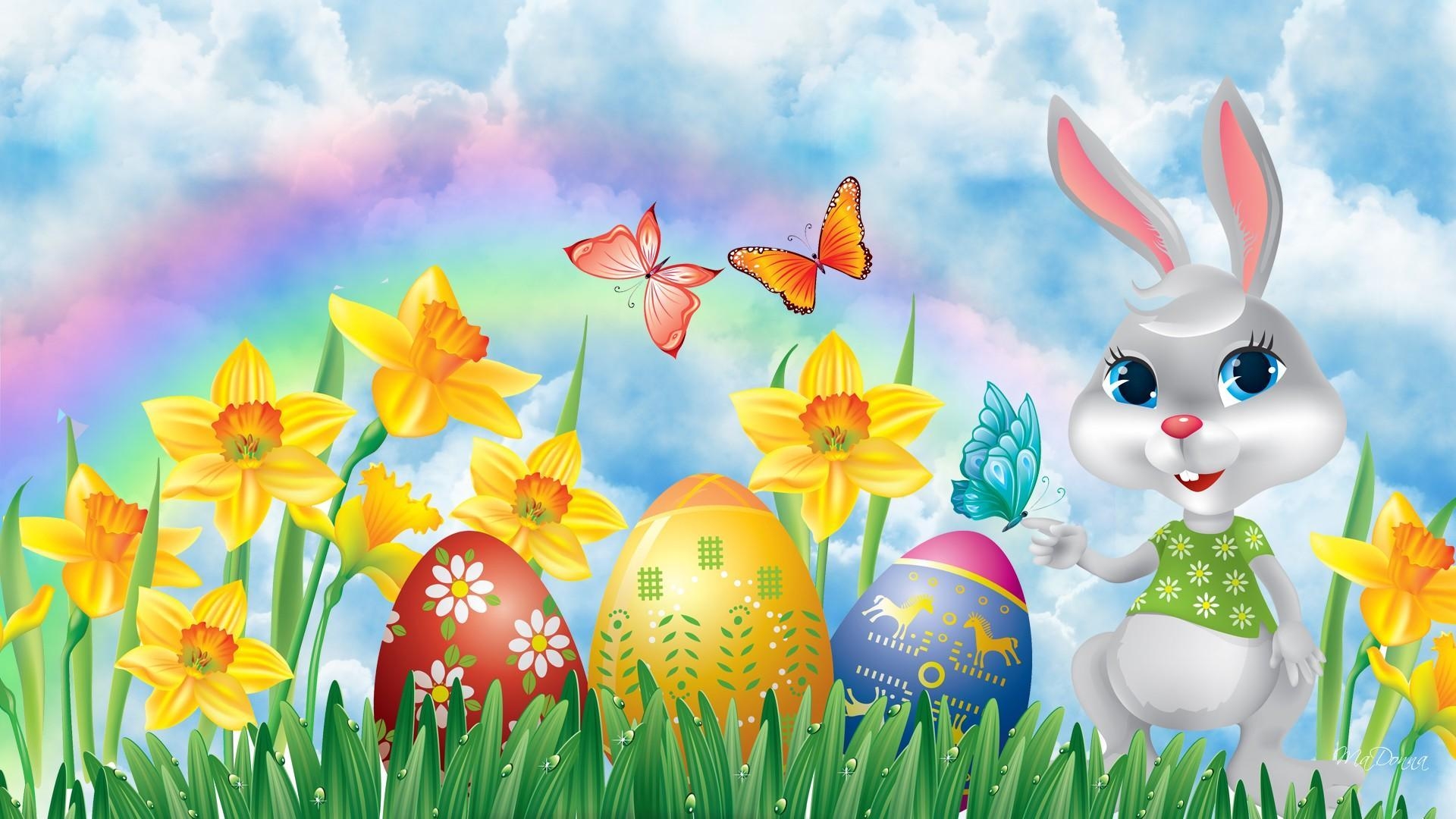 Hochauflösend, Qualität, Frohe Ostern, Widescreen, Glückwunsch, 1920x1080 Full HD Desktop