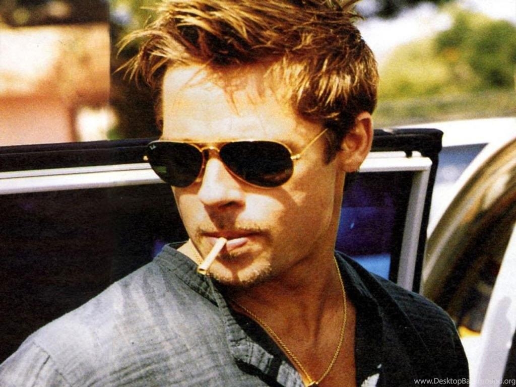 Brad Pitt, Rauchen, Desktop, Hintergrund, Filmstar, 1030x770 HD Desktop