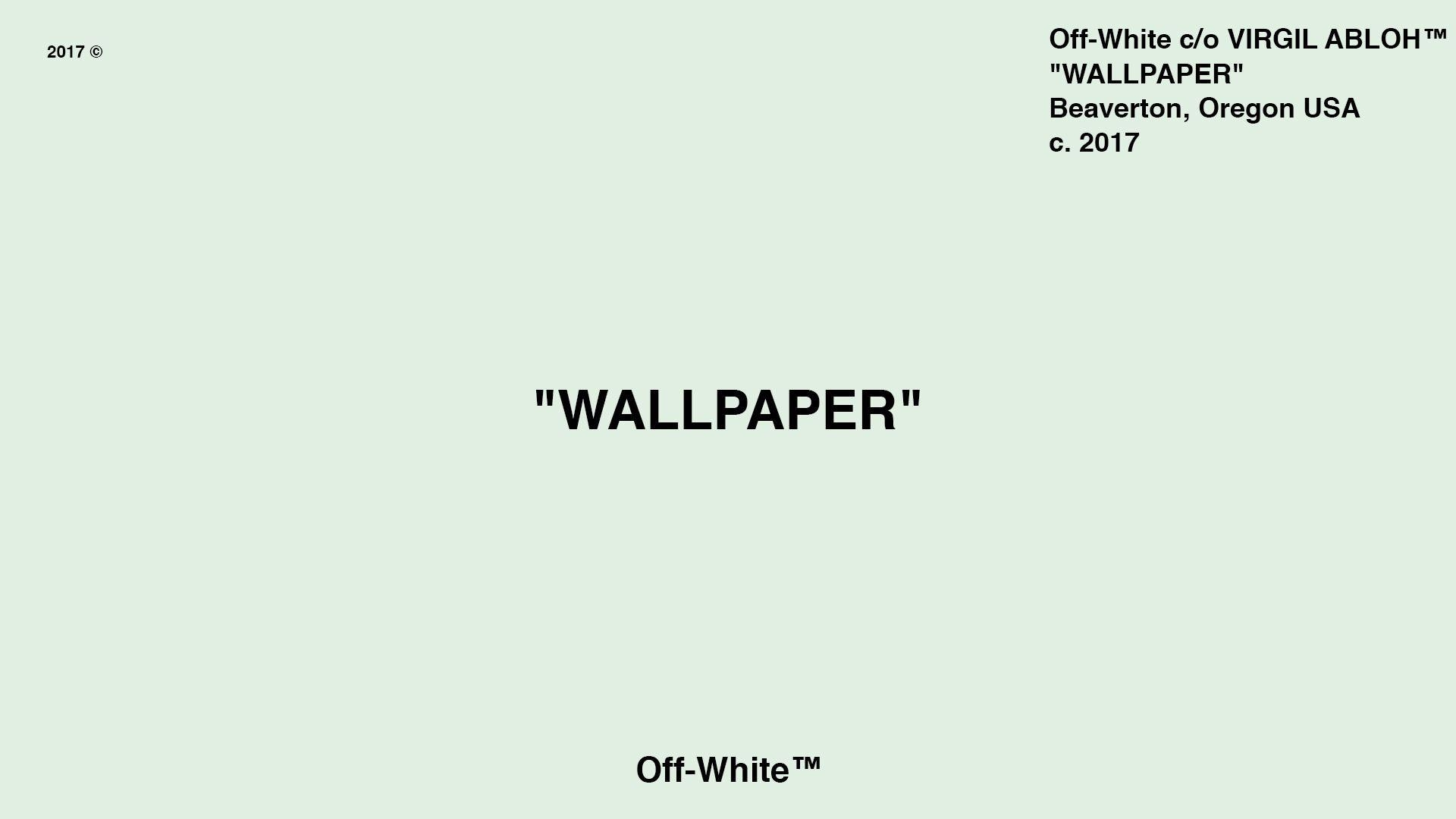 Off White, Virgil Abloh, Design, Stil, Mode, 1920x1080 Full HD Desktop