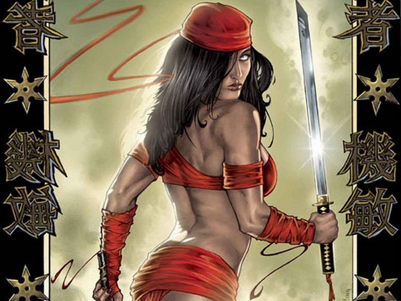 Elektra, Hintergrund, Bild, Superheldin, Marvel, 1280x970 HD Desktop