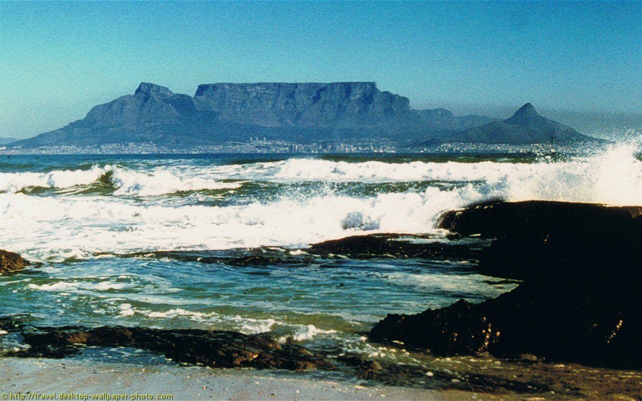 Tafelberg, Freiraum, Panoramabild, Horizont, Urlaub, 1280x800 HD Desktop