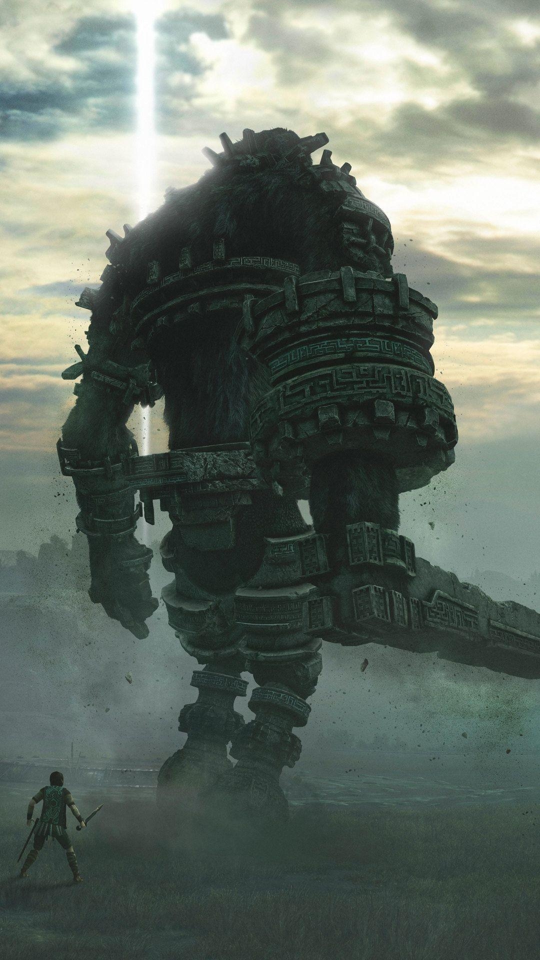 Schatten des Kolosses, inspirierend, iPhone, Gaming, Colossus, 1080x1920 Full HD Handy