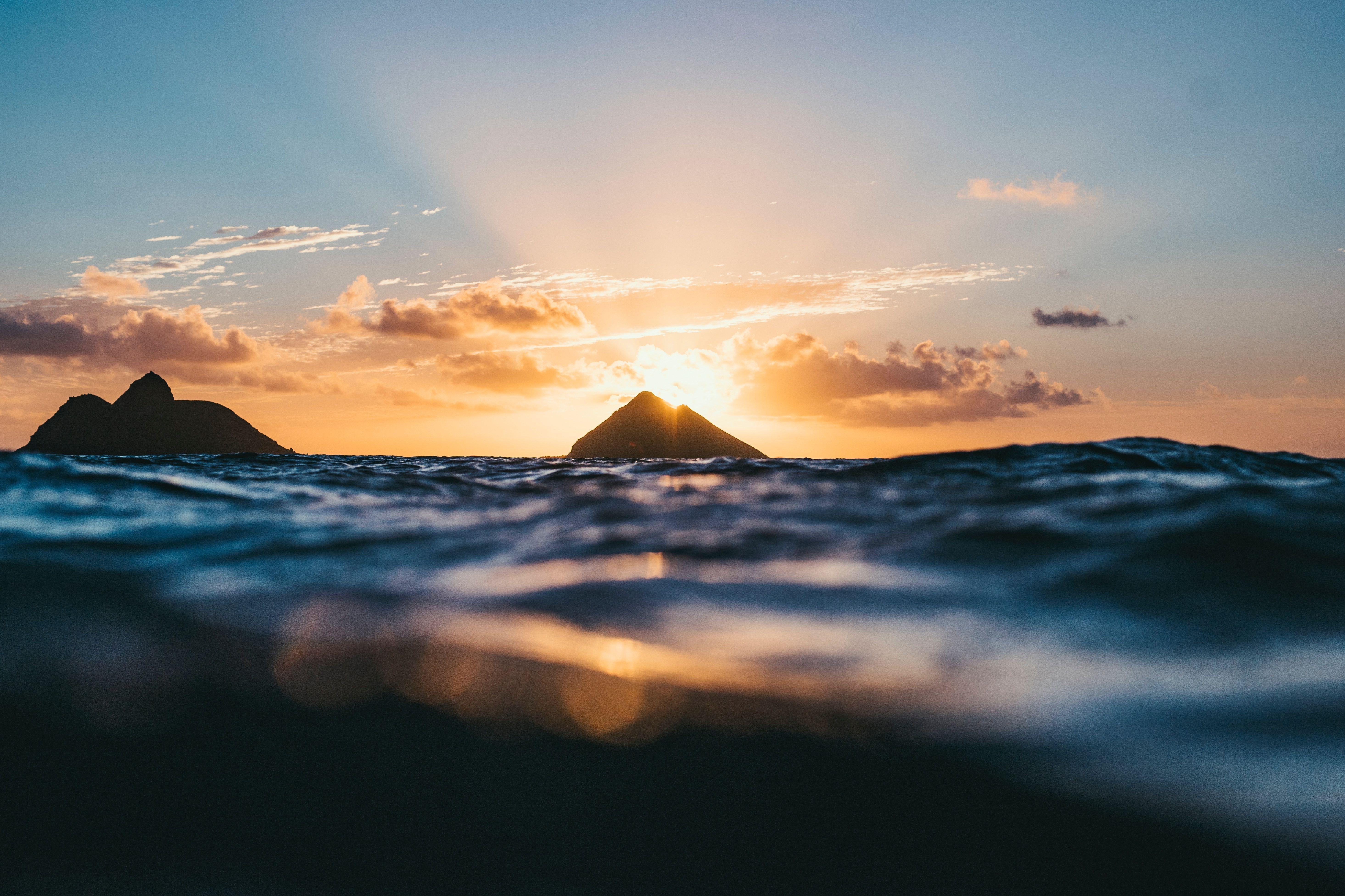 Oahu, Hintergrund, Licht, Sonnenaufgang, HD, 5870x3910 4K Desktop