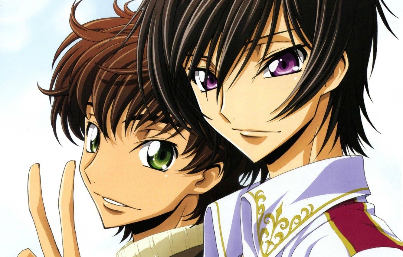 Lelouch Lamperouge, Freunde, Code Geass, Anime, Bild, 1340x850 HD Desktop