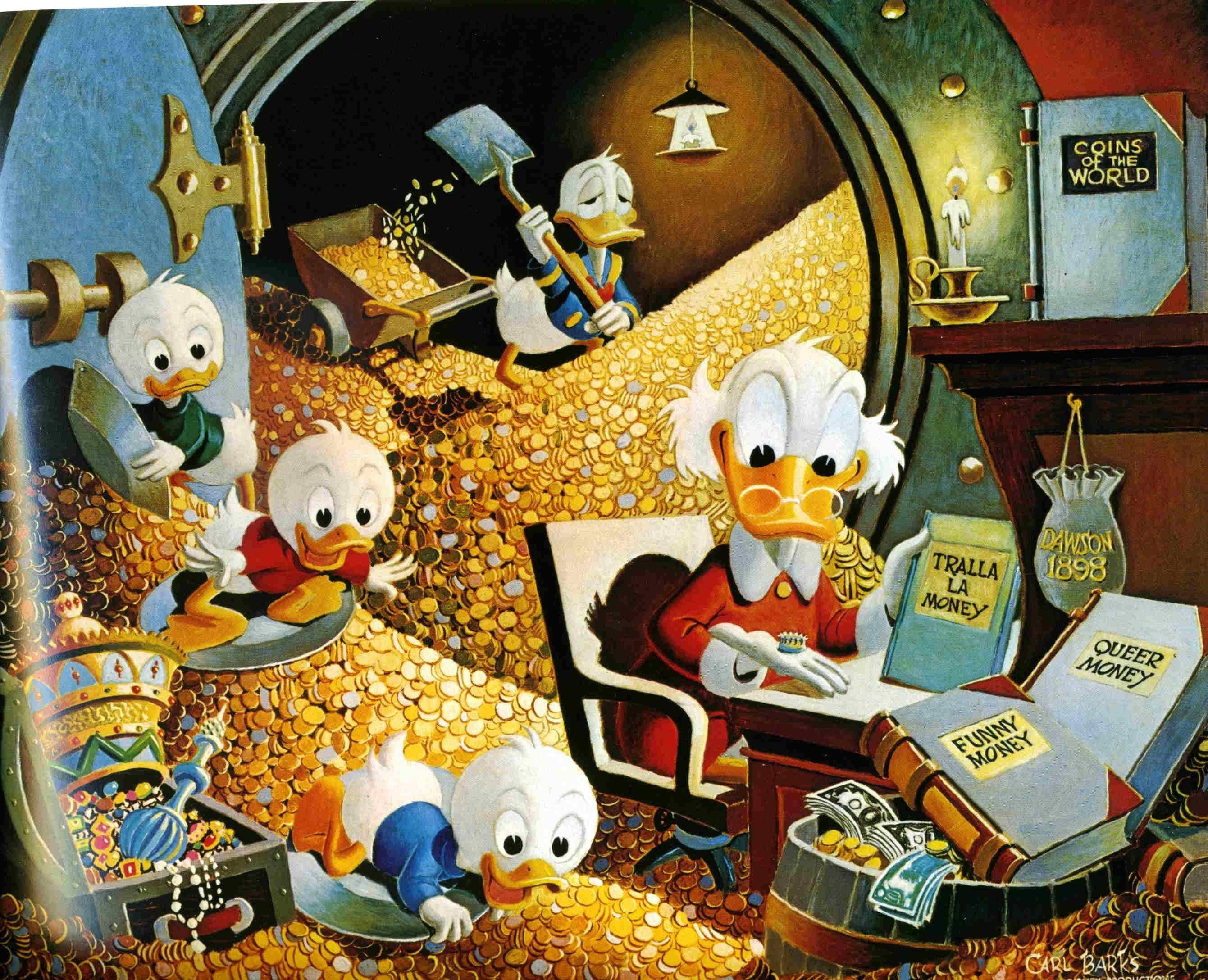 DuckTales, Donald Duck, Dagobert Duck, Hintergrund, Zeichentrick, 2690x2180 HD Desktop