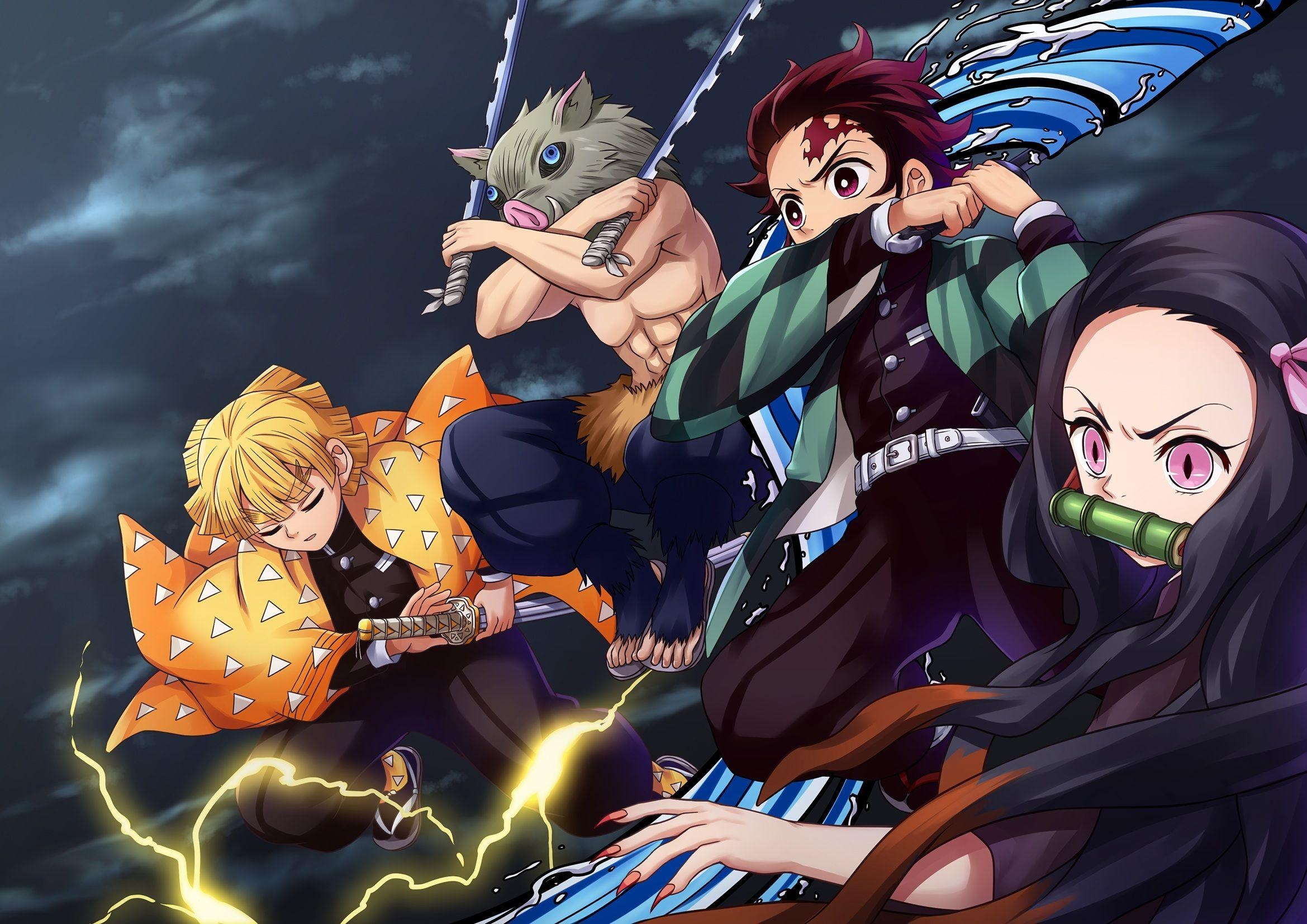 Figuren, Dämonentöter, Kimetsu No Yaiba, Anime, 2340x1660 HD Desktop