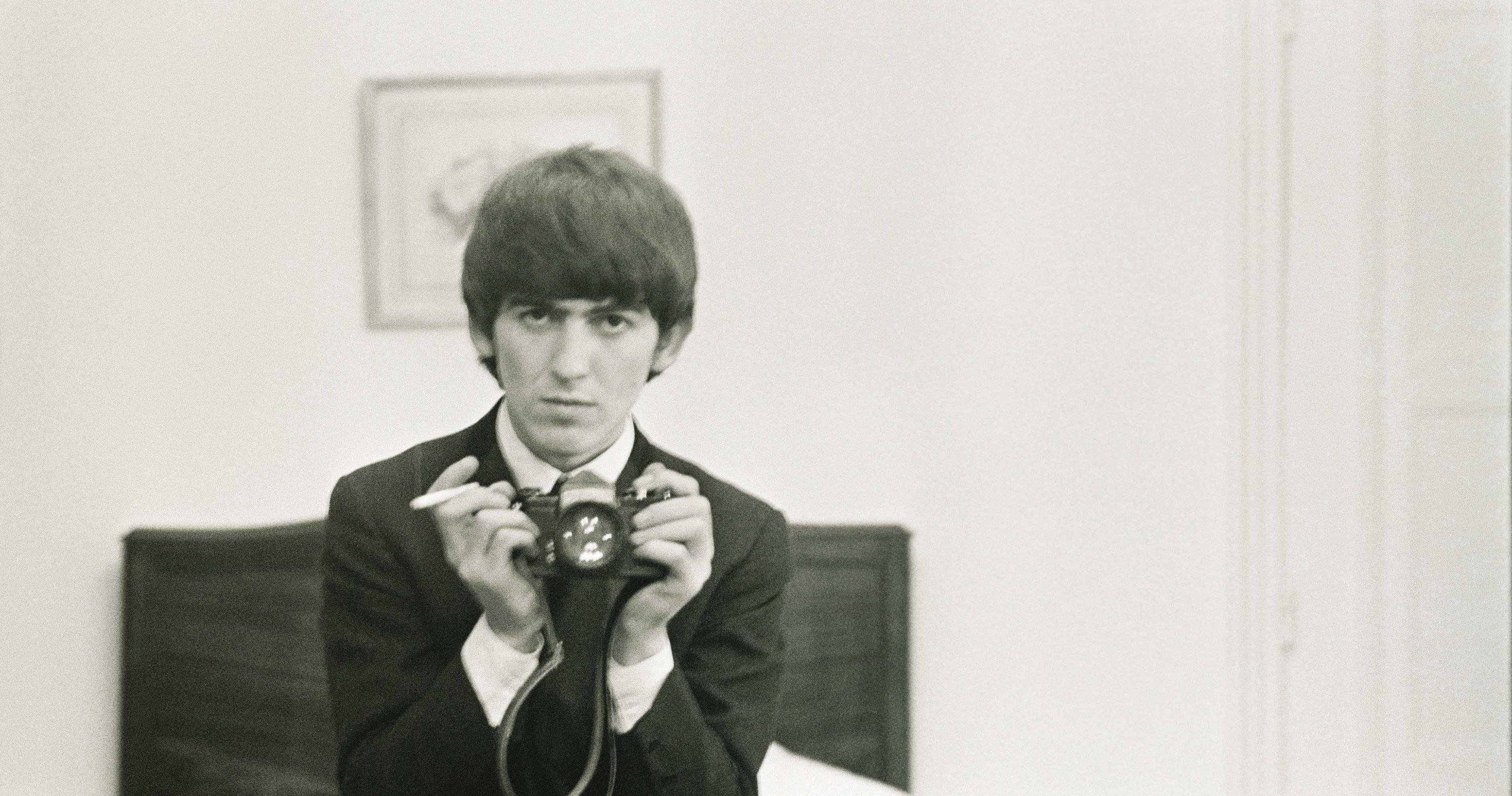 George Harrison, Musik, Beatles, Kunst, Porträt, 3800x2000 HD Desktop