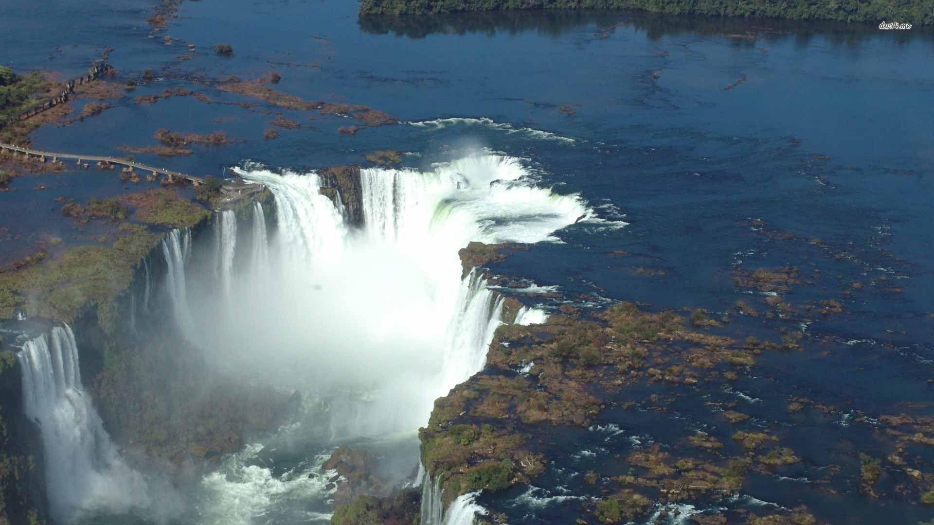 Iguazú, Naturwunder, Wasserfall, Spektakel, Weltwunder, 1920x1080 Full HD Desktop